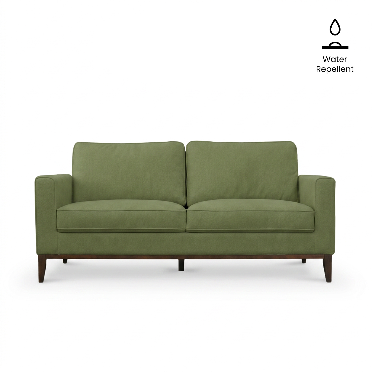 Eloise Retro Green 3 Seater Sofa