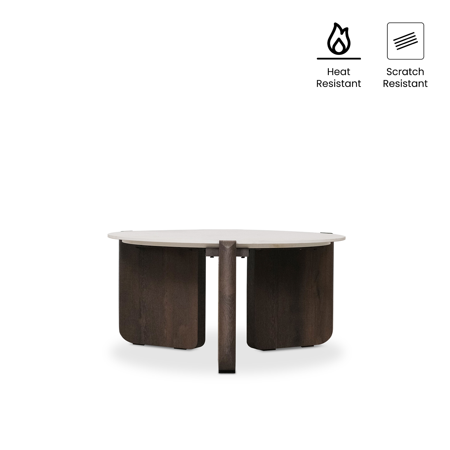 Juno Ceramic White Coffee Table