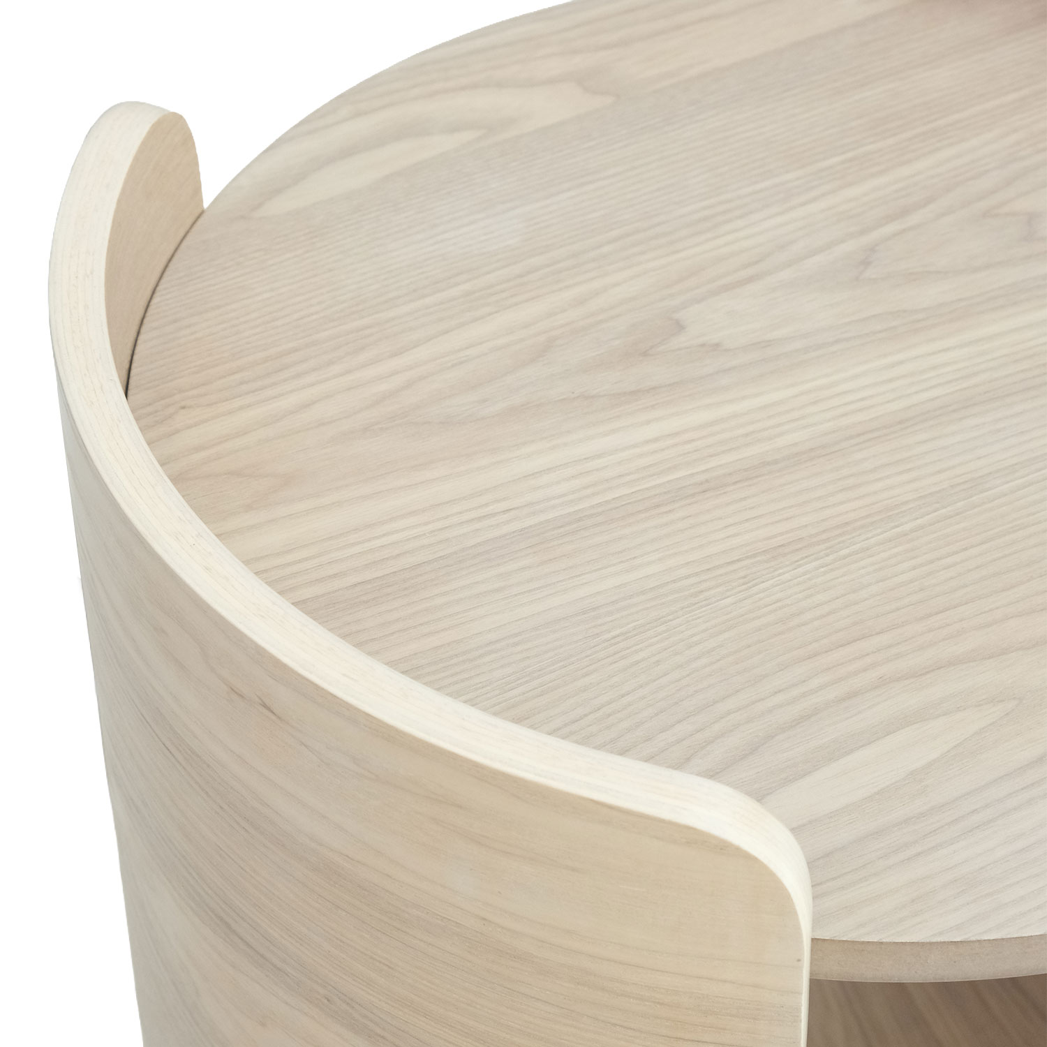 Tobi White Oak Side Table