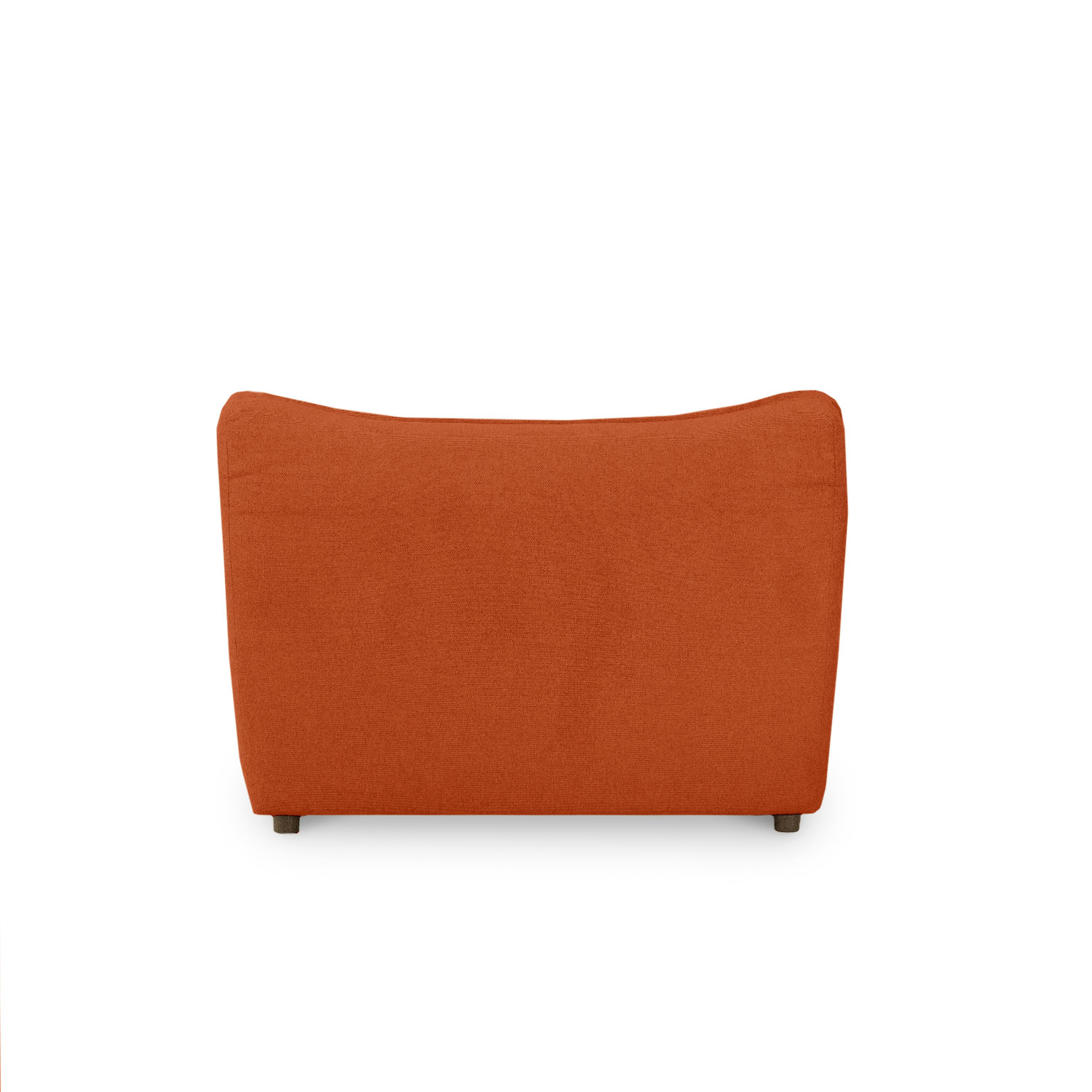 Daphne Umber Brown Modular Armless Chaise