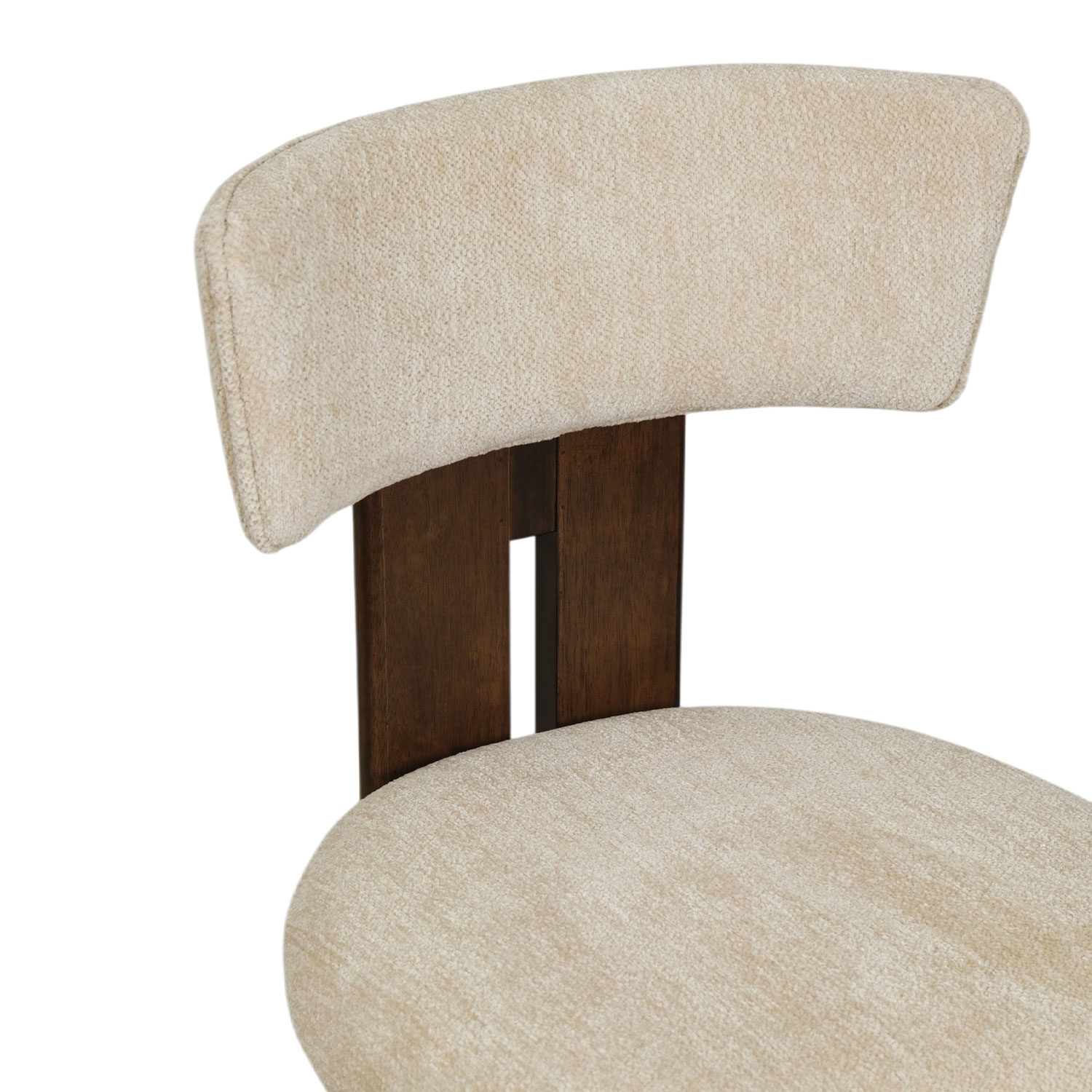 Monte Cedar Brown Dining Chair - Light Beige