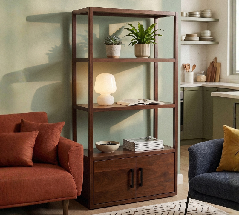 Walnut Warmth, Open Display