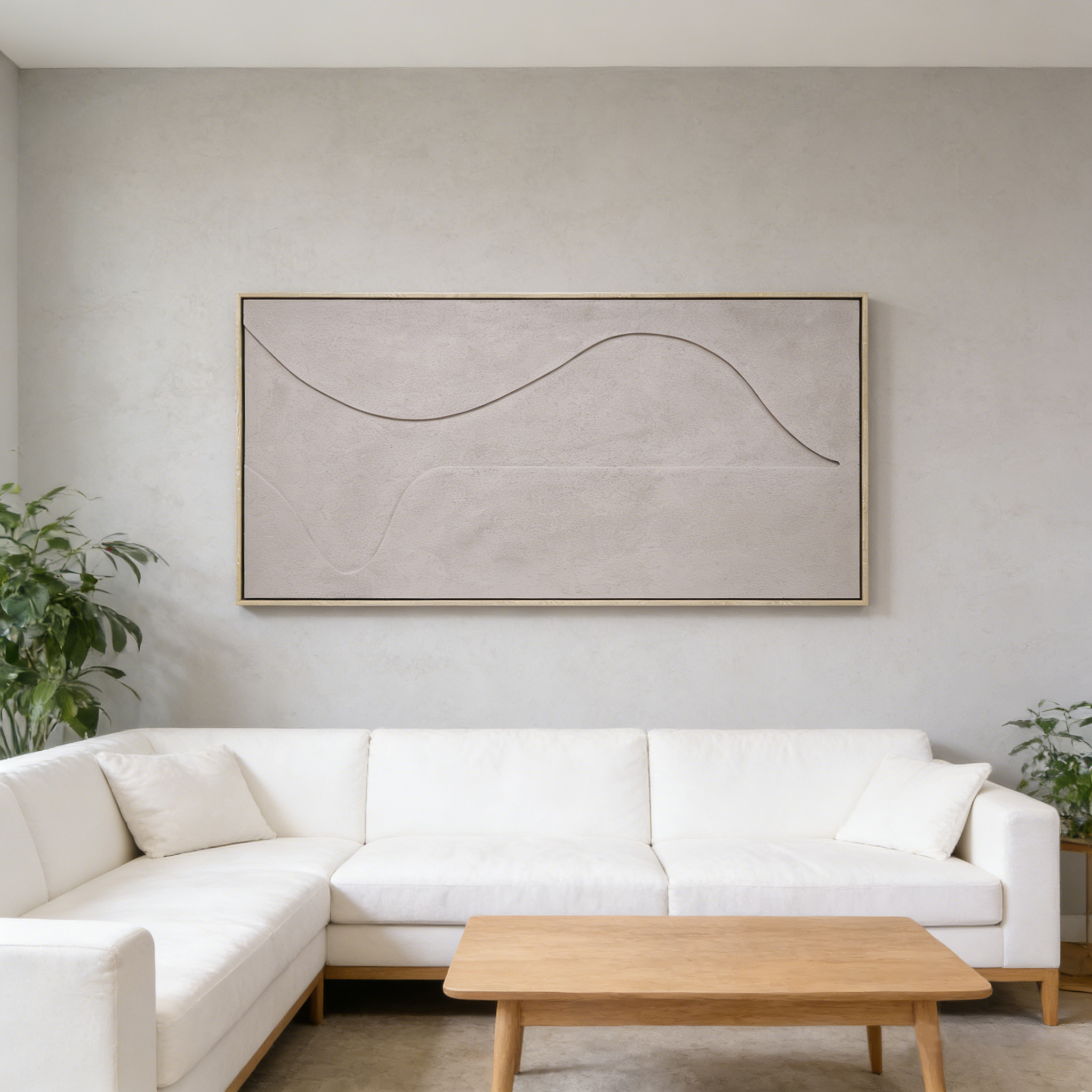 Framed Canvas 70x140cm Board - Odd Shape
