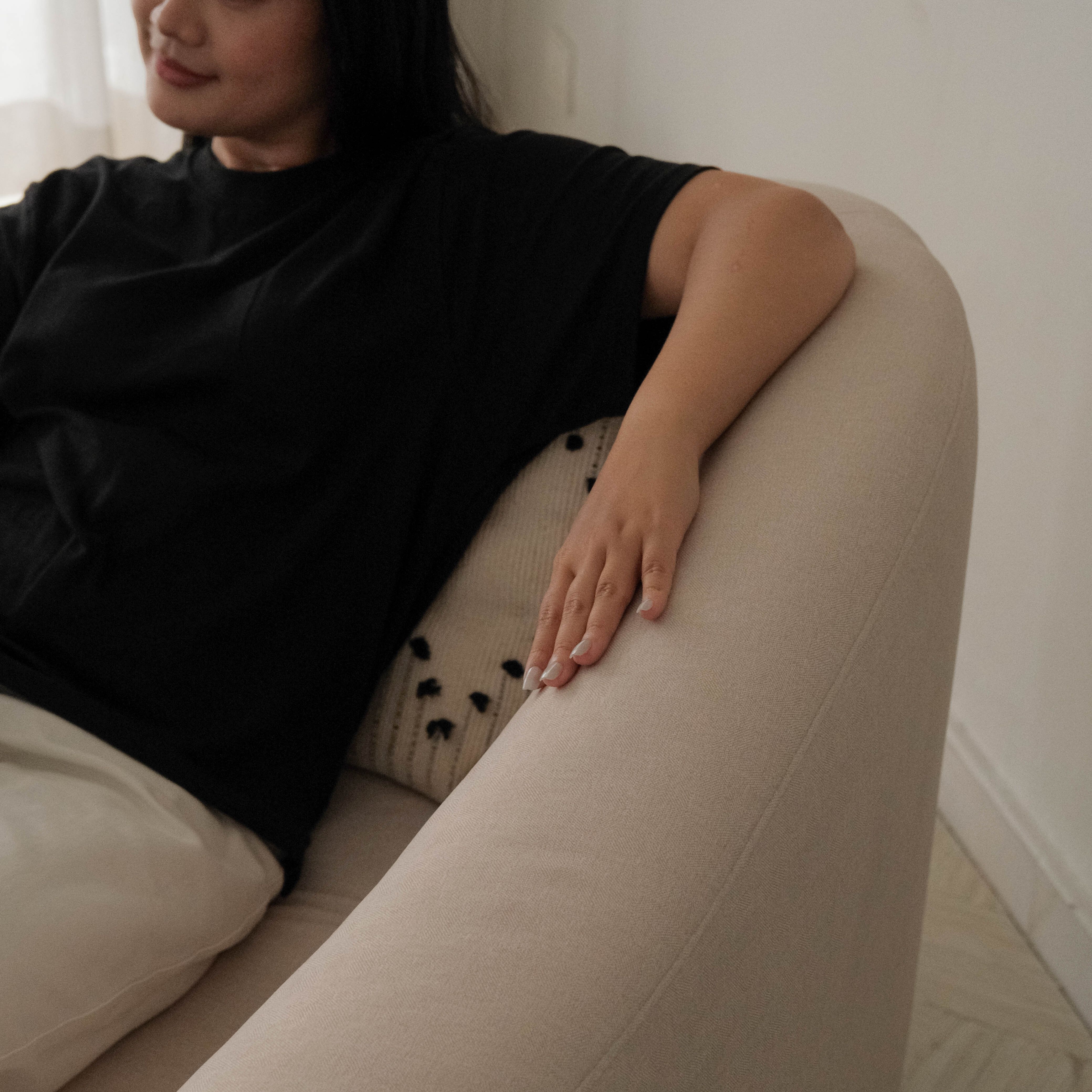 Desirée Creme 3 Seater Sofa
