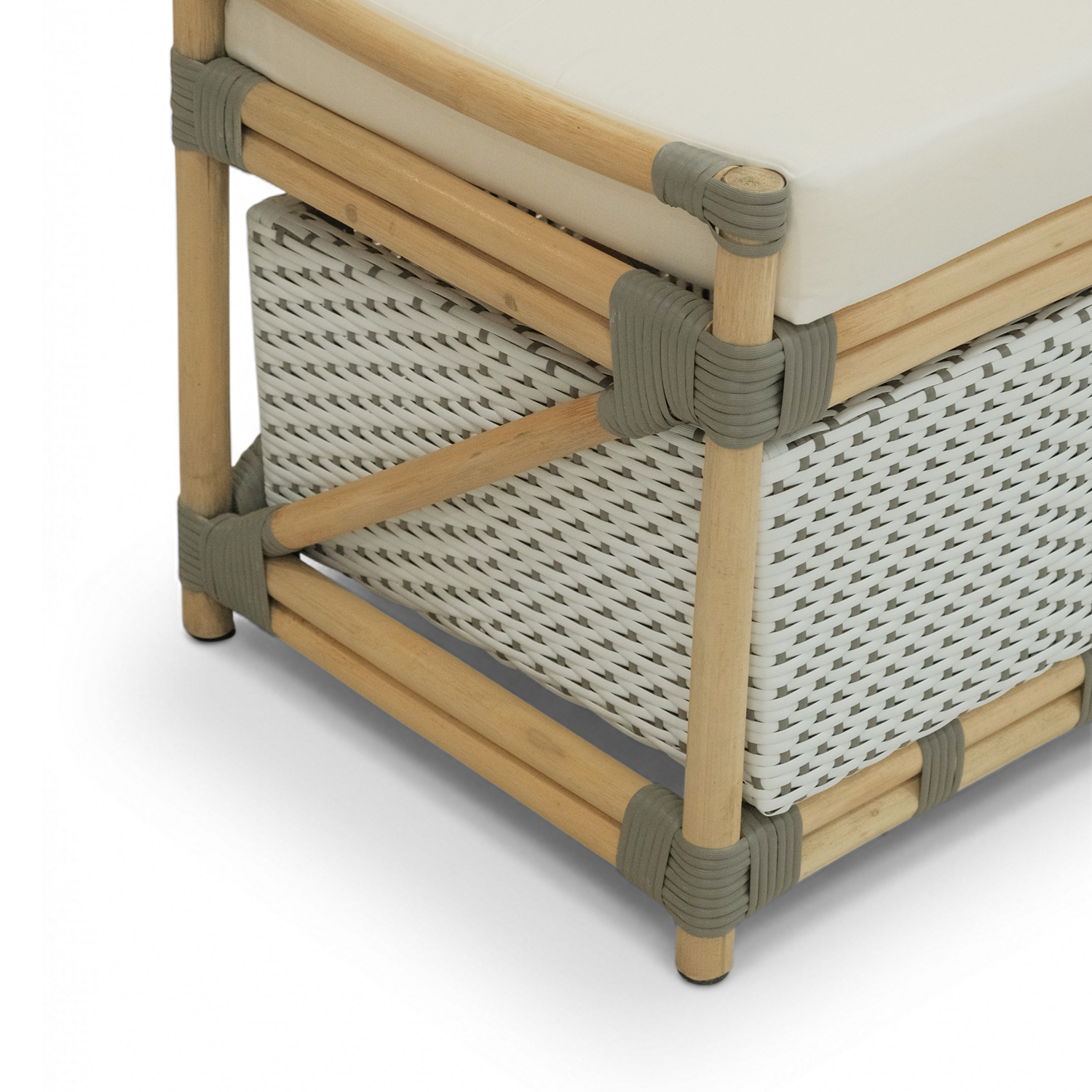 Timor Rattan Storage Bench