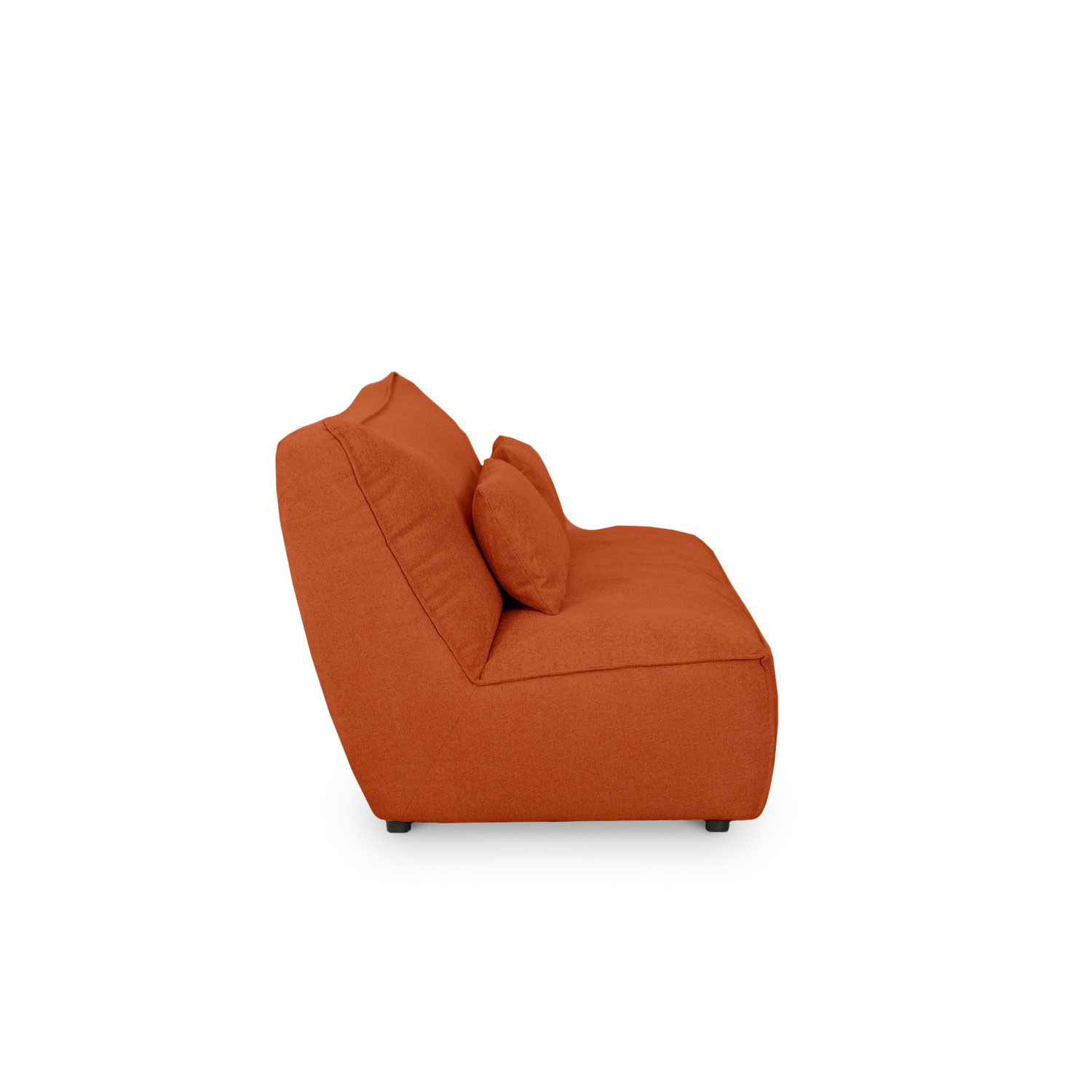 Daphne Umber Brown Modular Armless Sofa