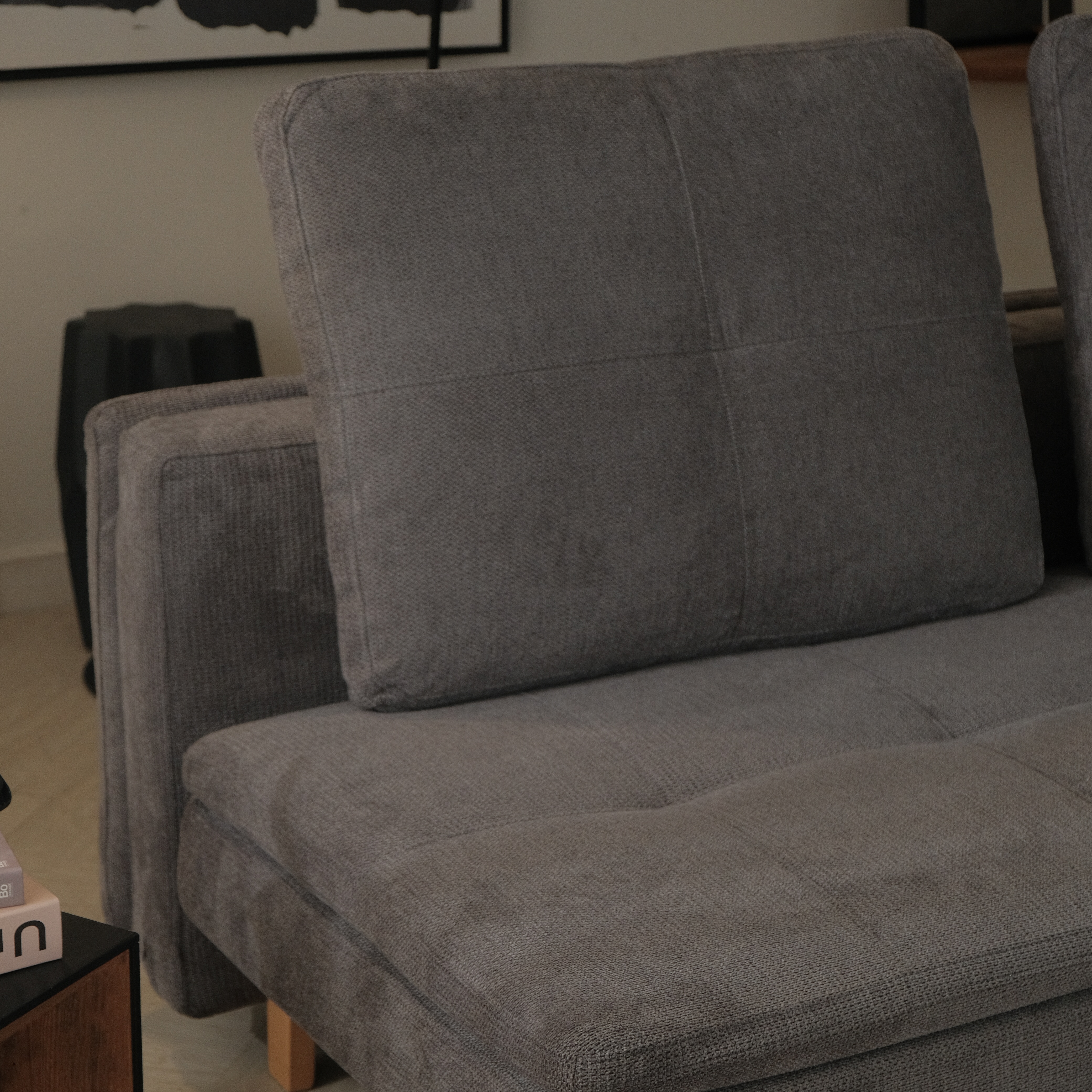 Fio Pebble Grey Sofa Bed
