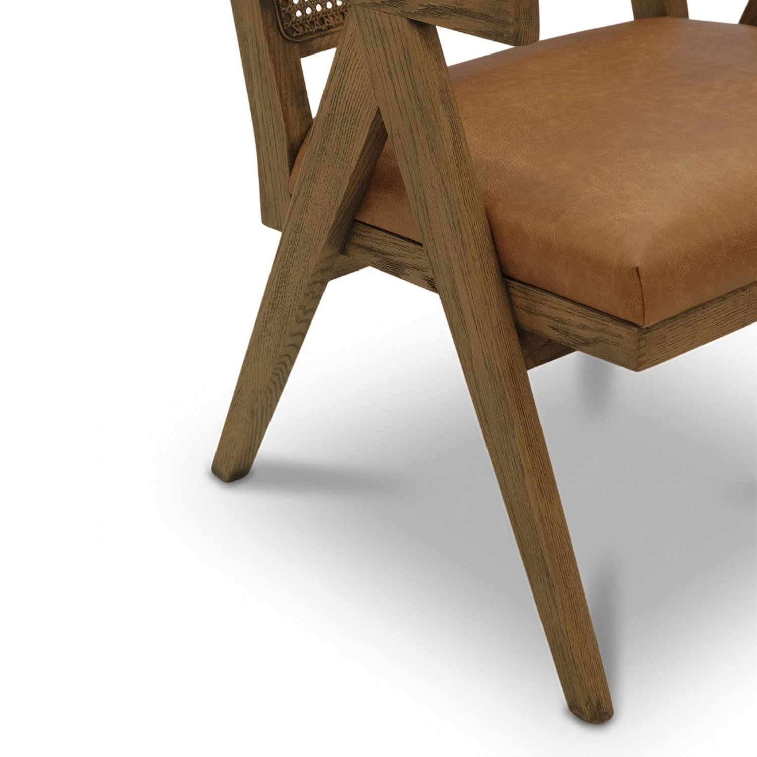 Lombok Rustic Wicker Brown Lounge Chair