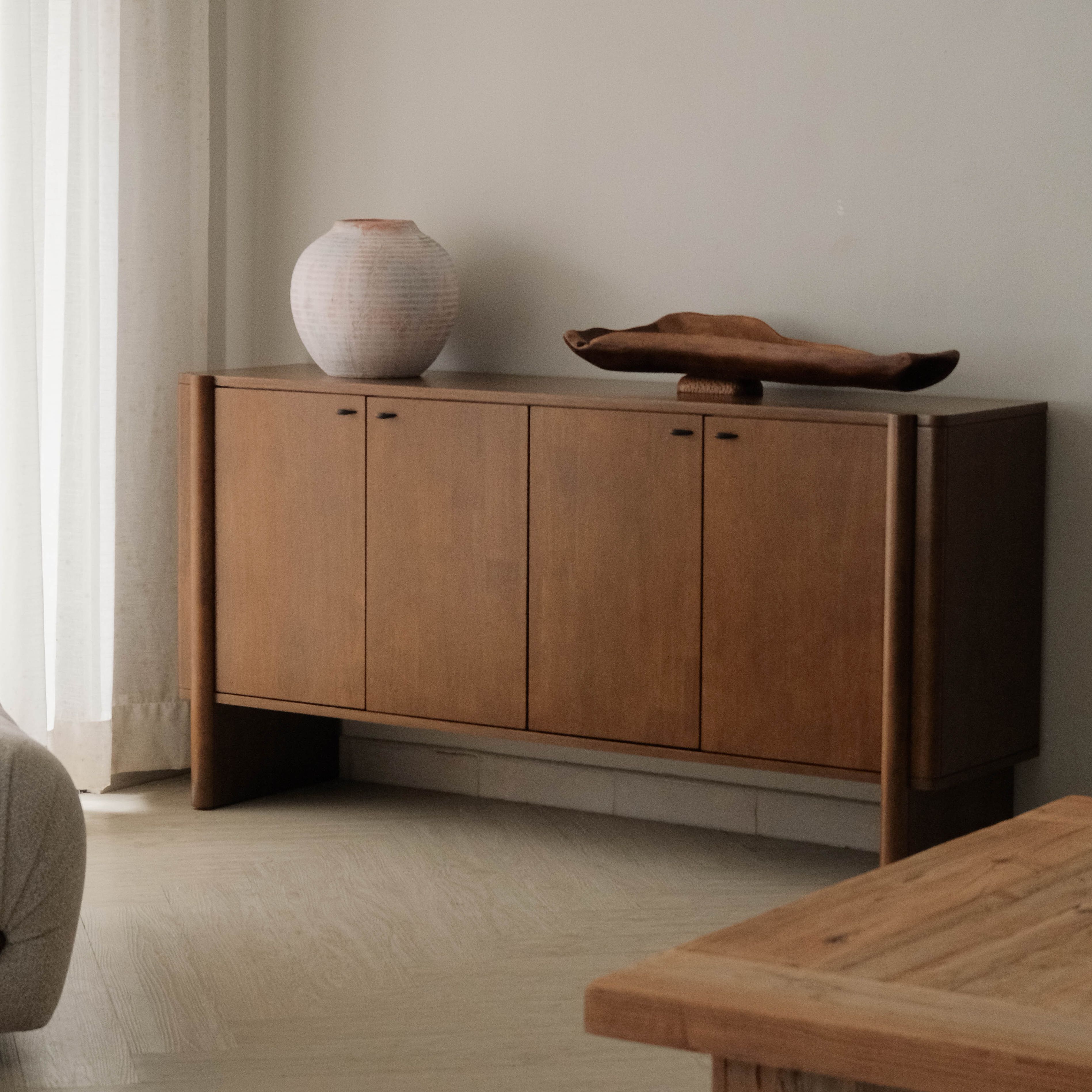 Oliver Honey Oak Sideboard