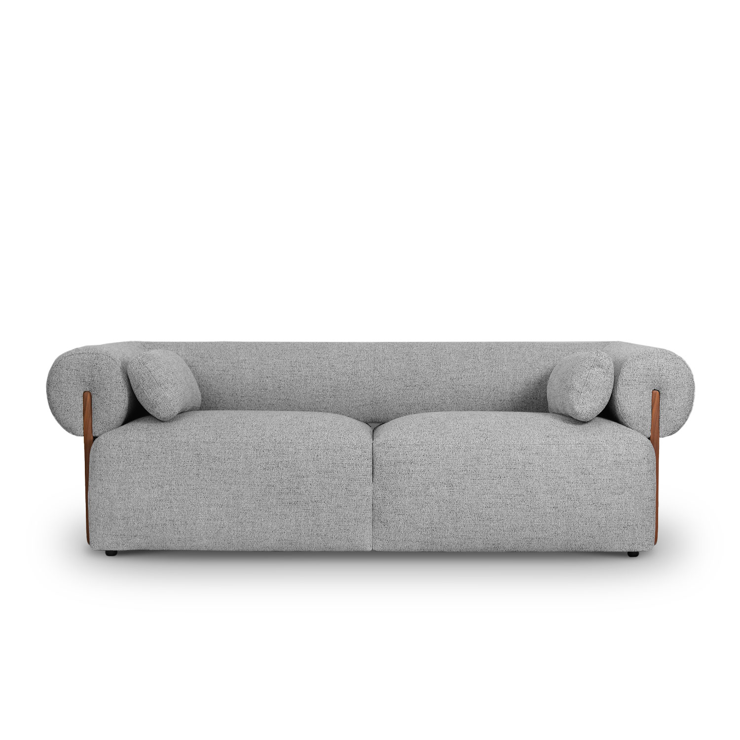 Alessia Stone Grey 3 Seater Sofa