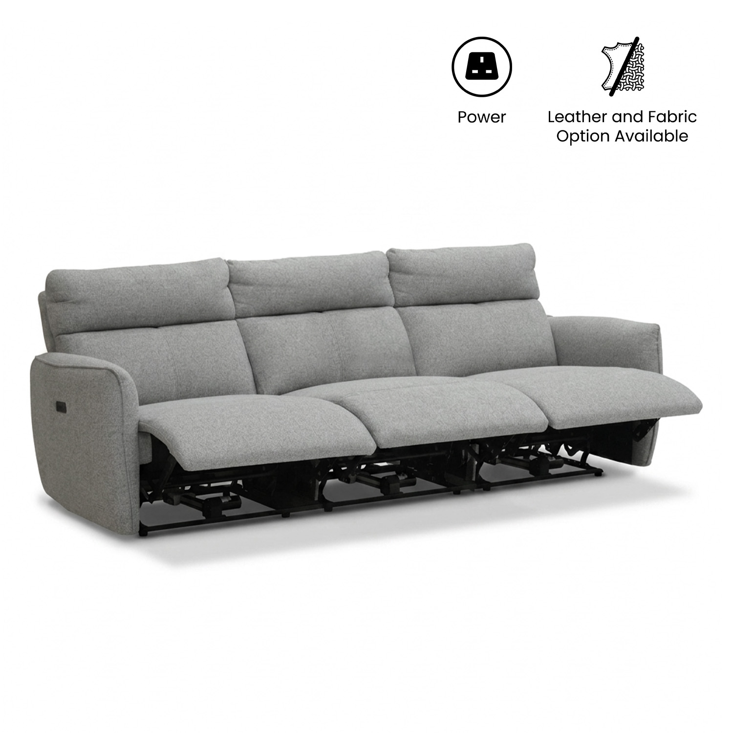 Camilla 3 Seater Triple-Power Reclining Sofa