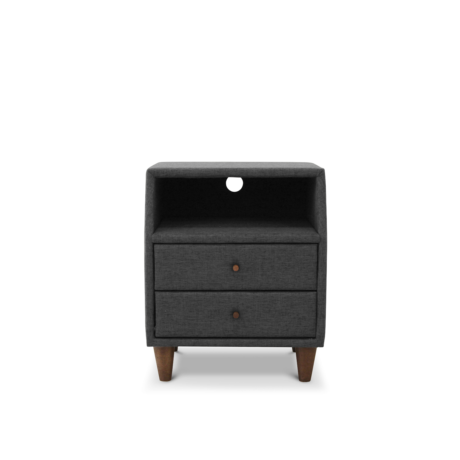 Alexa Side Table Coal Grey