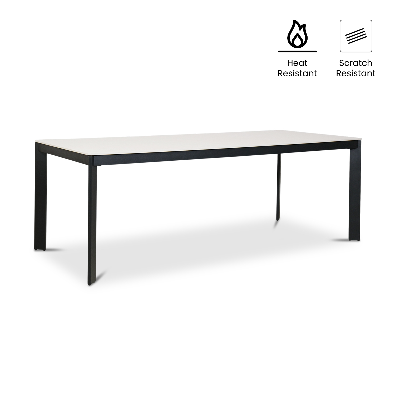 Barry Travertine Dining Table 210cm