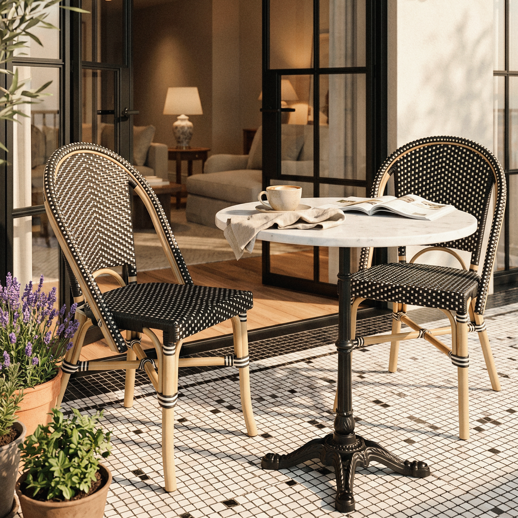 Timor Rattan Dining Chair Ebony