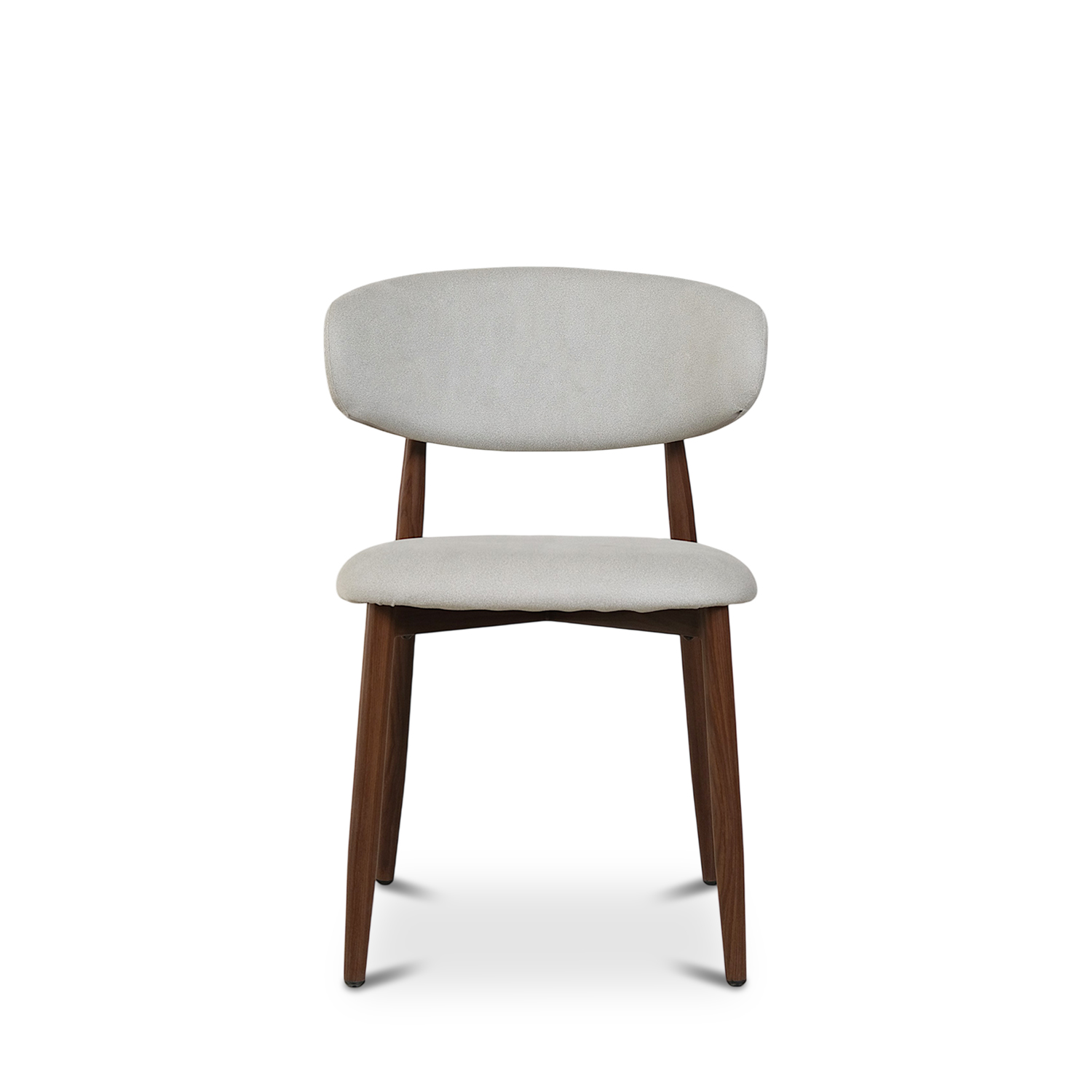 Bliss Walnut Dining Chair Mist Grey