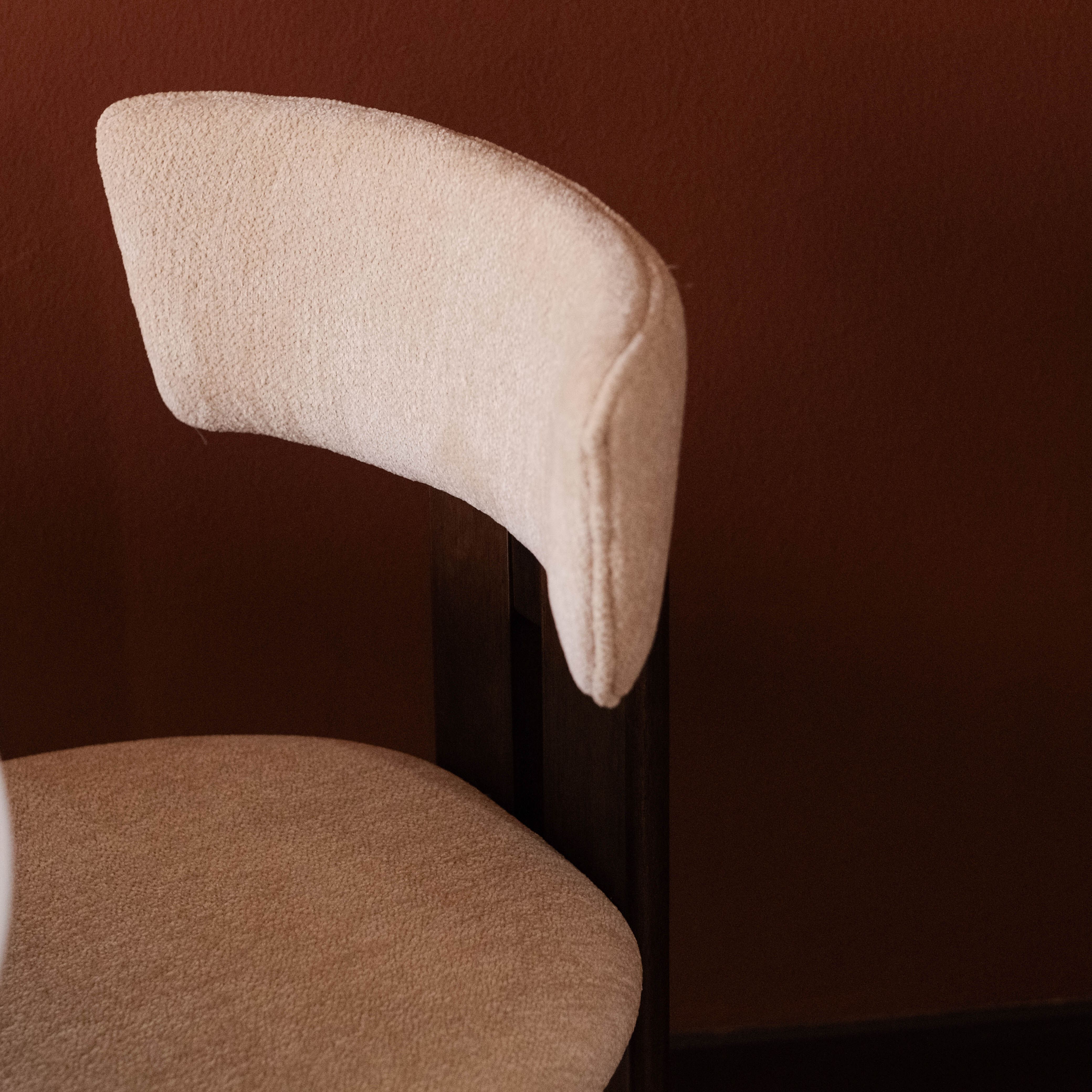 Monte Cedar Brown Dining Chair - Light Beige