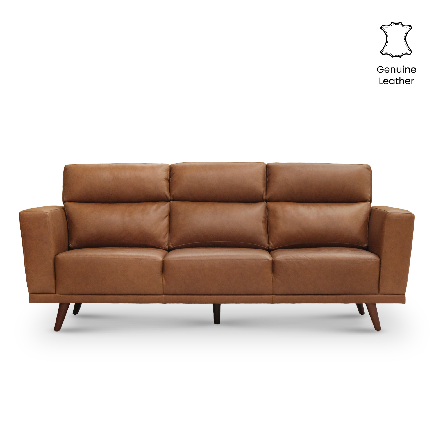 Clemens 3 Seater Sofa Anilina Leather