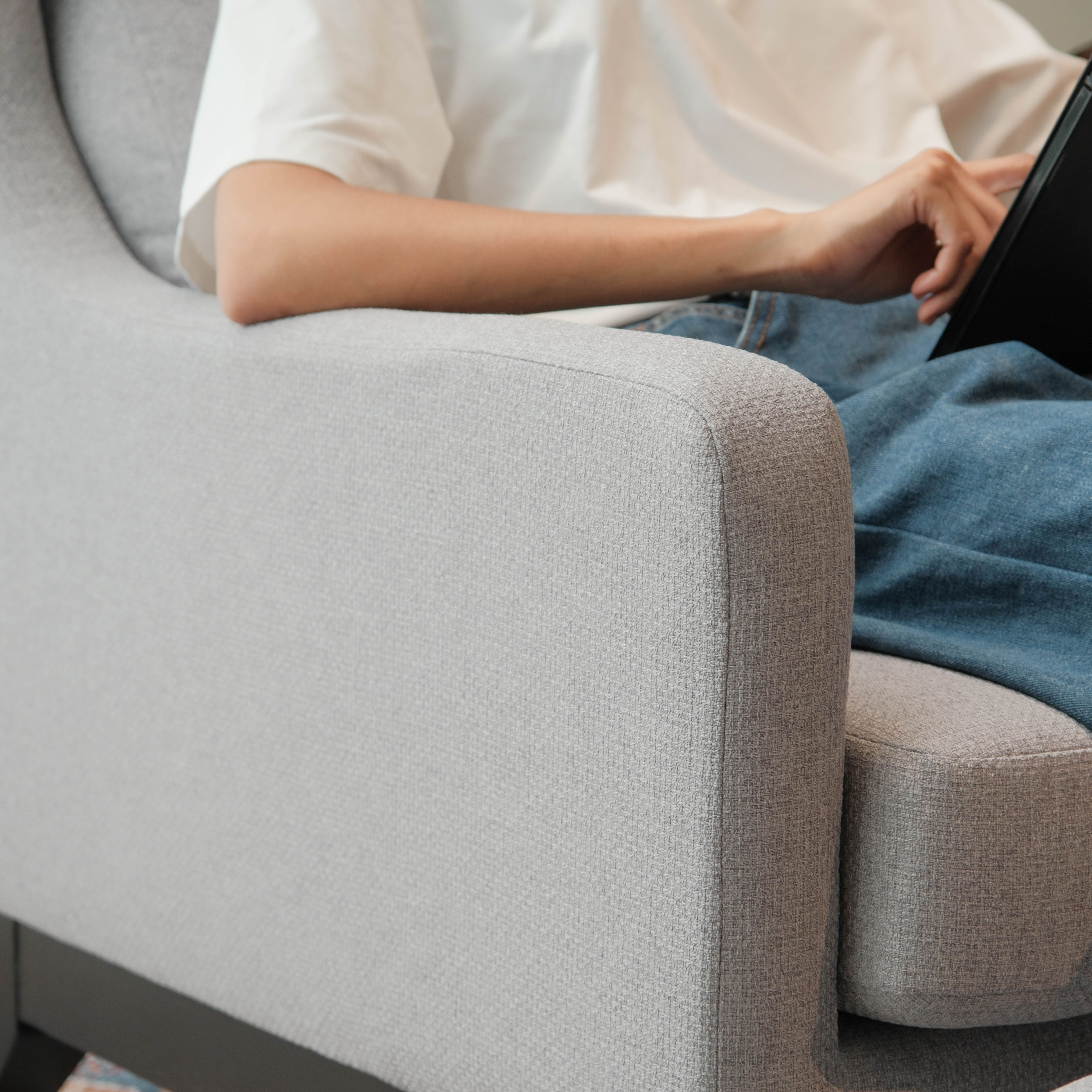Frida Light Grey Lounge Chair