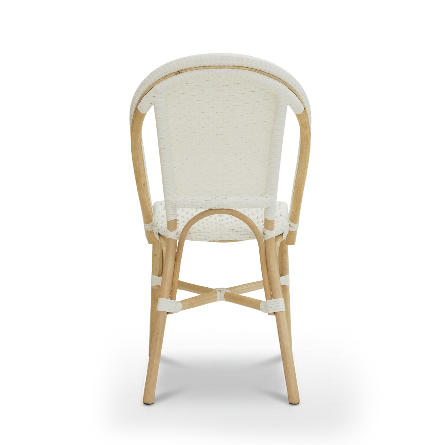 Timor Rattan Dining Chair White