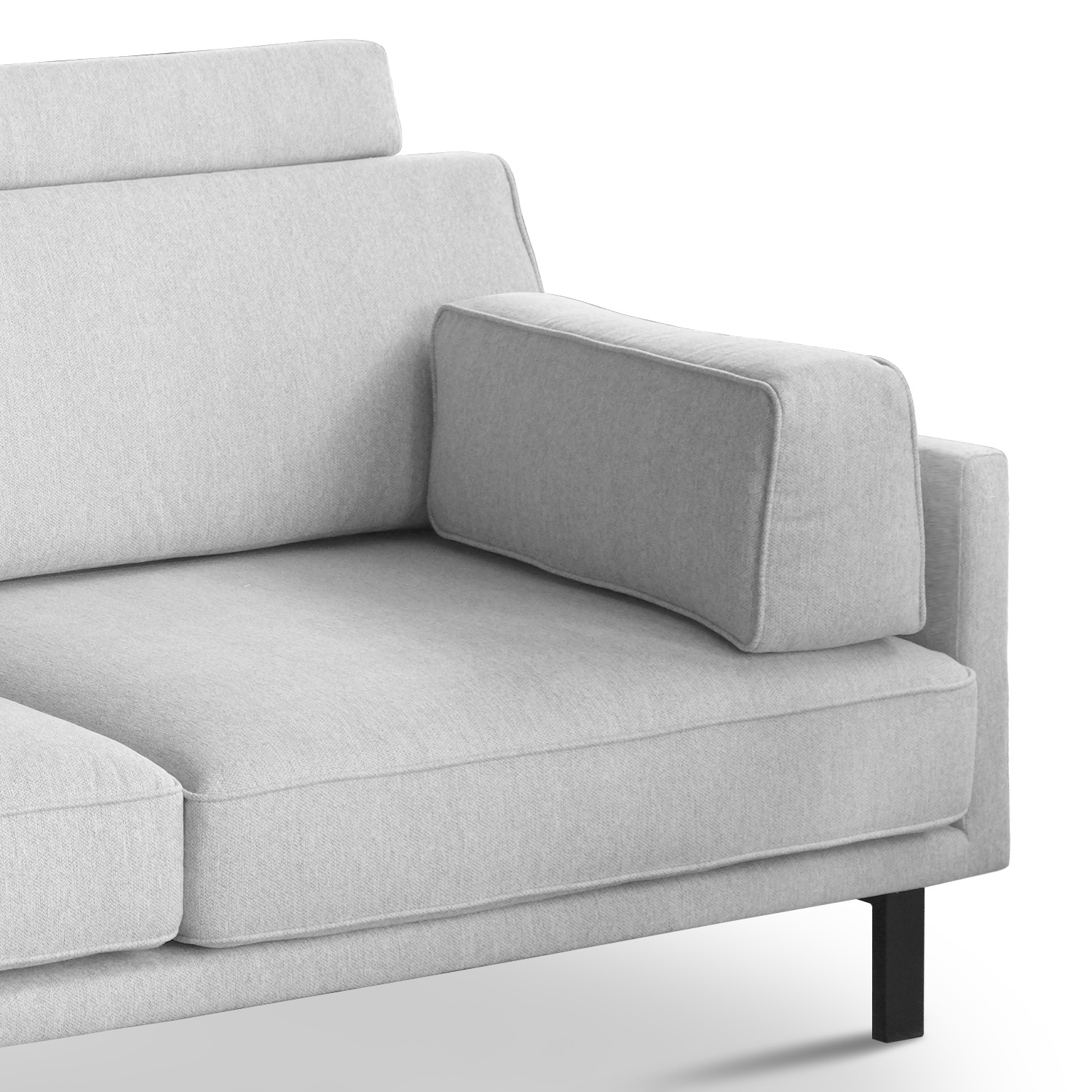 Elliott Flint Grey Right Corner Sofa