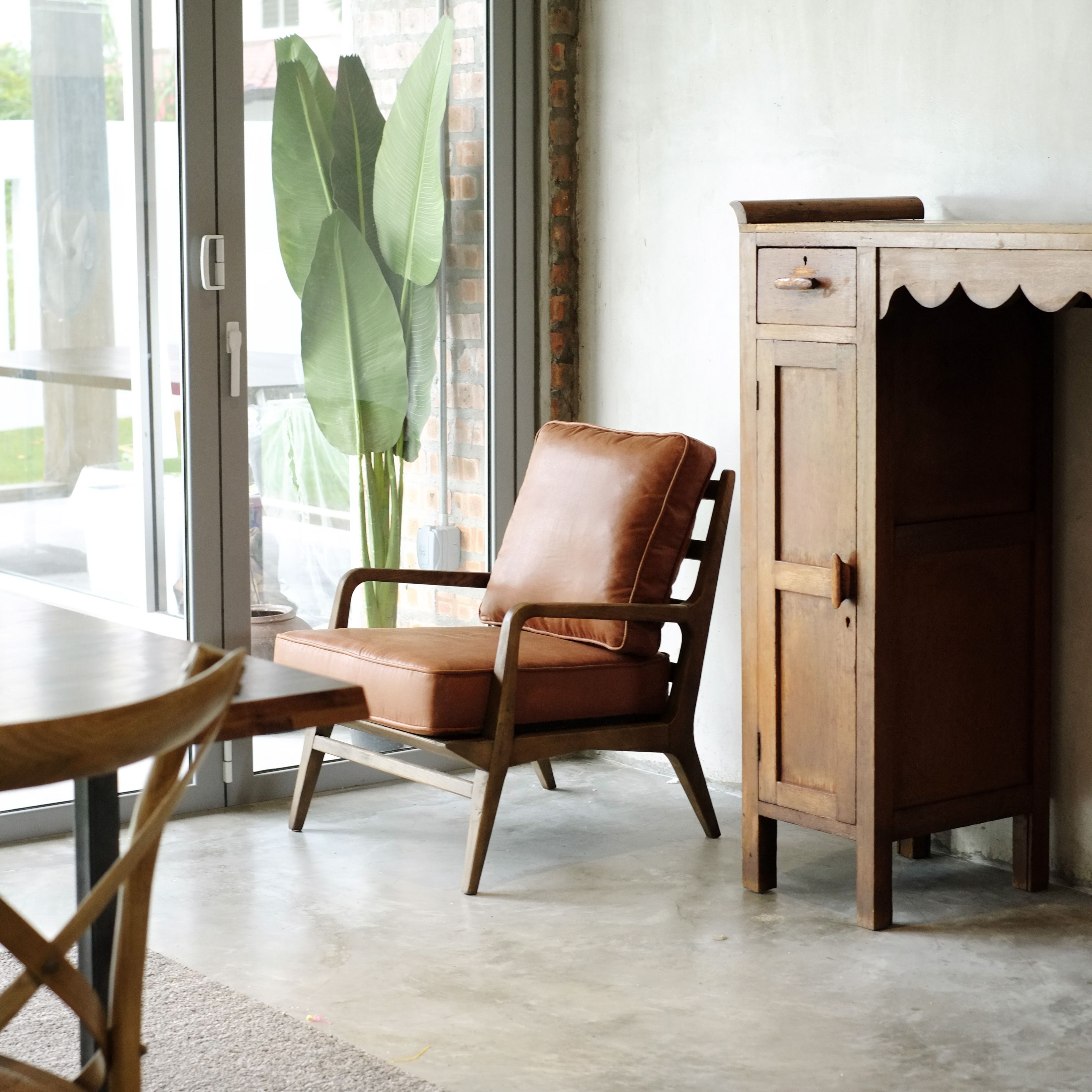 Hamilton Aged Oak Lounge Chair