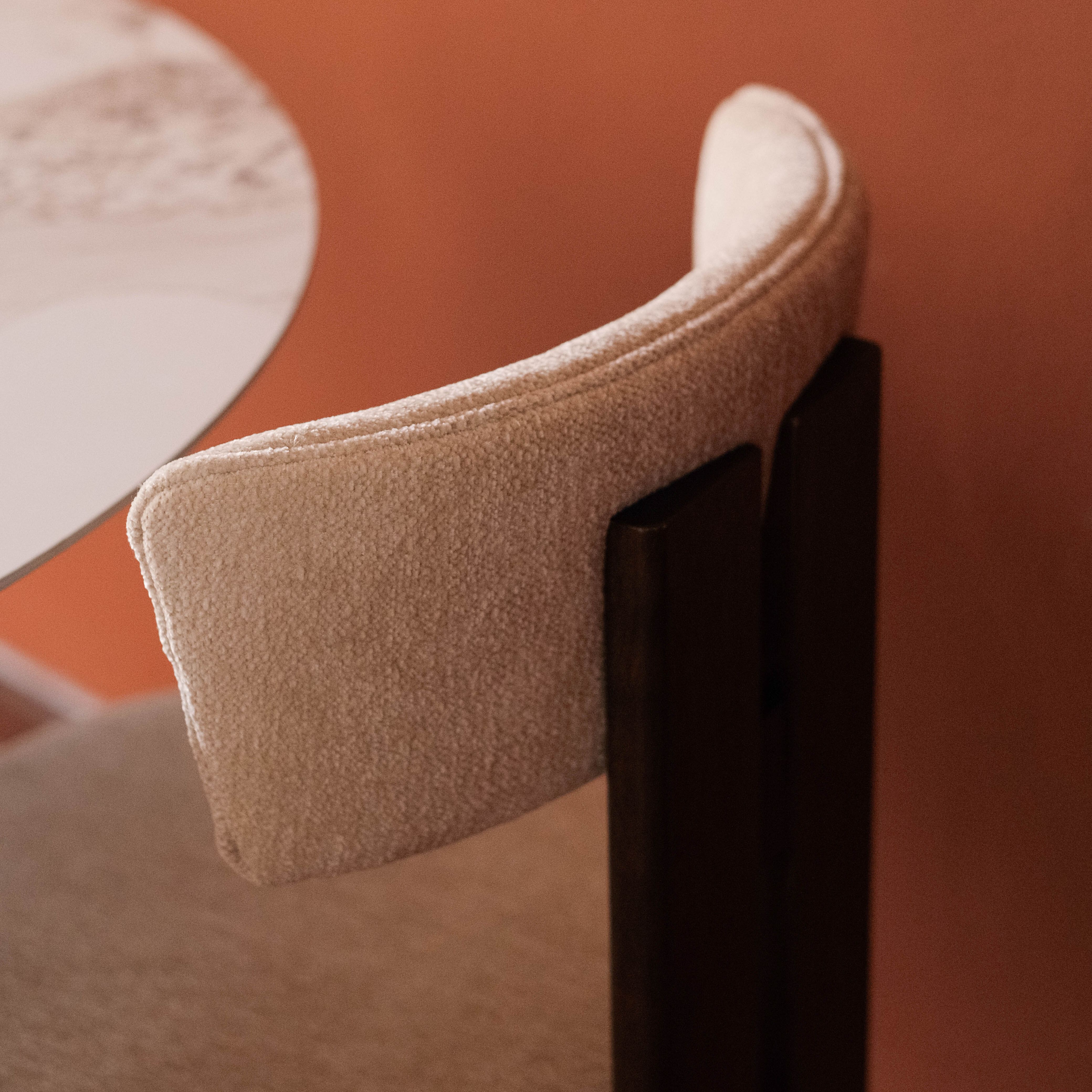 Monte Cedar Brown Dining Chair - Light Beige