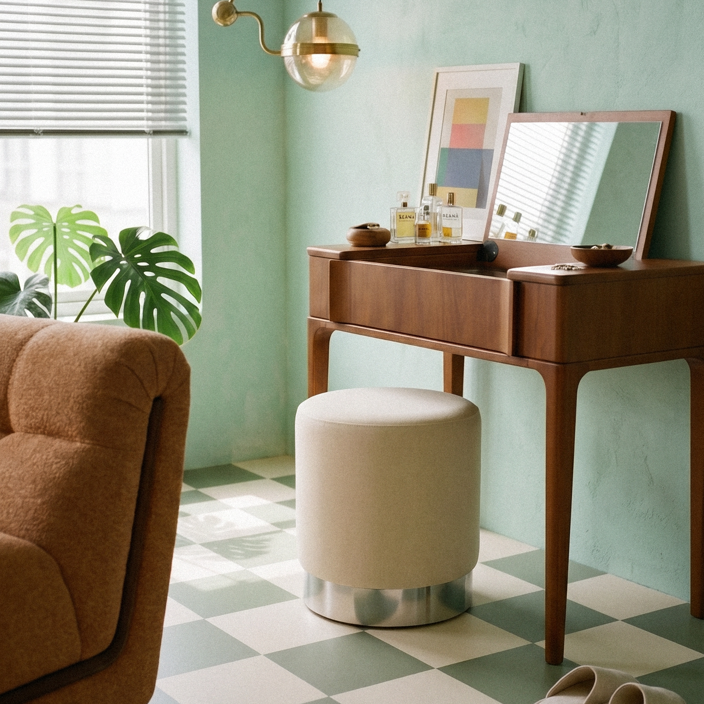 Reana Dining Stool Cream