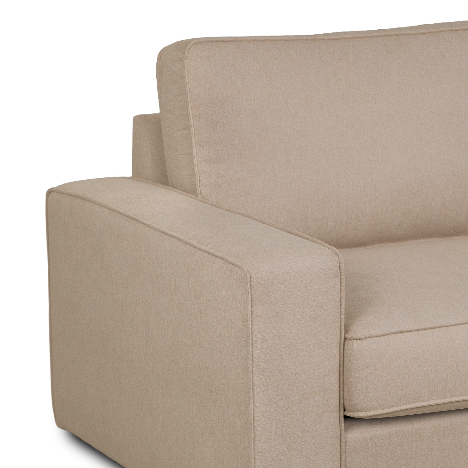 Klaus Light Beige 3 Seater Sofa