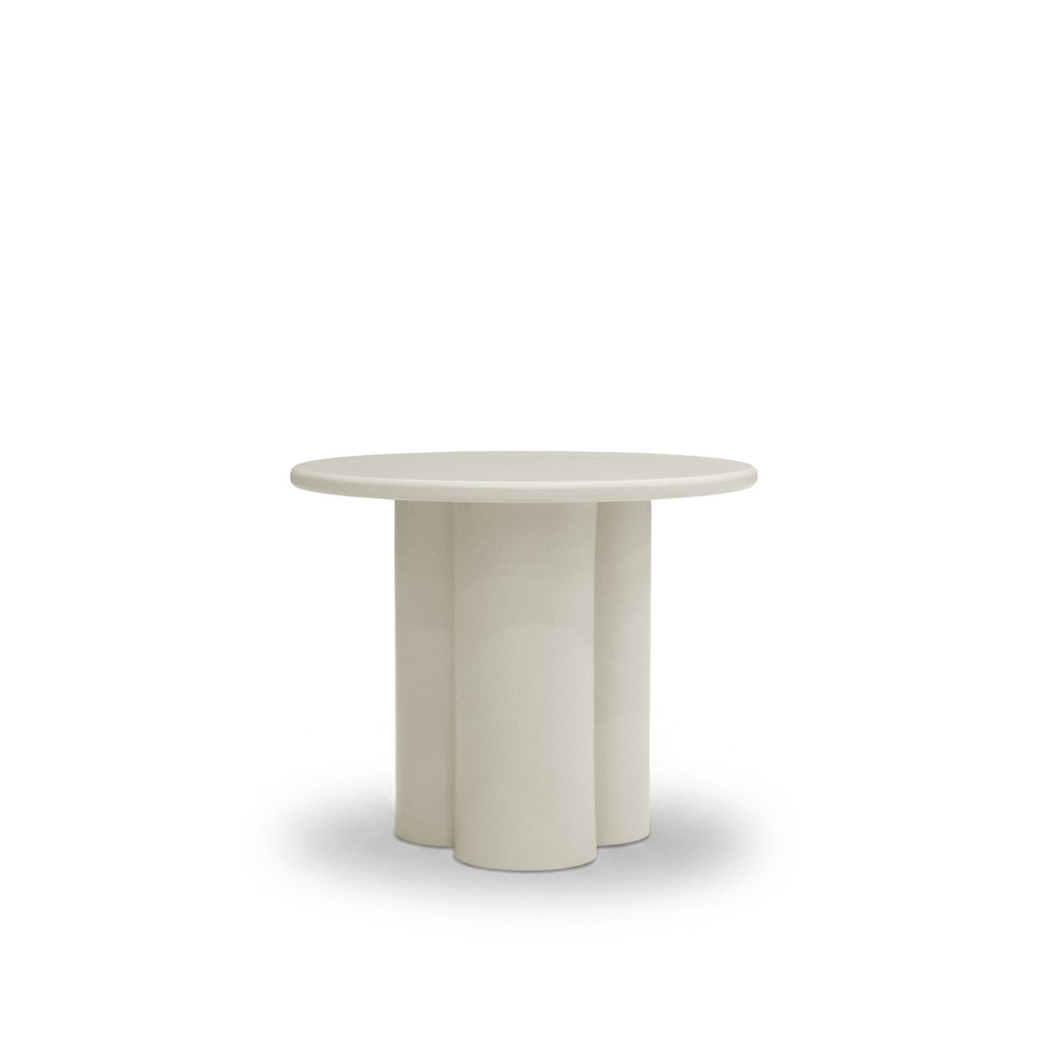 Olaria Cream Round Side Table