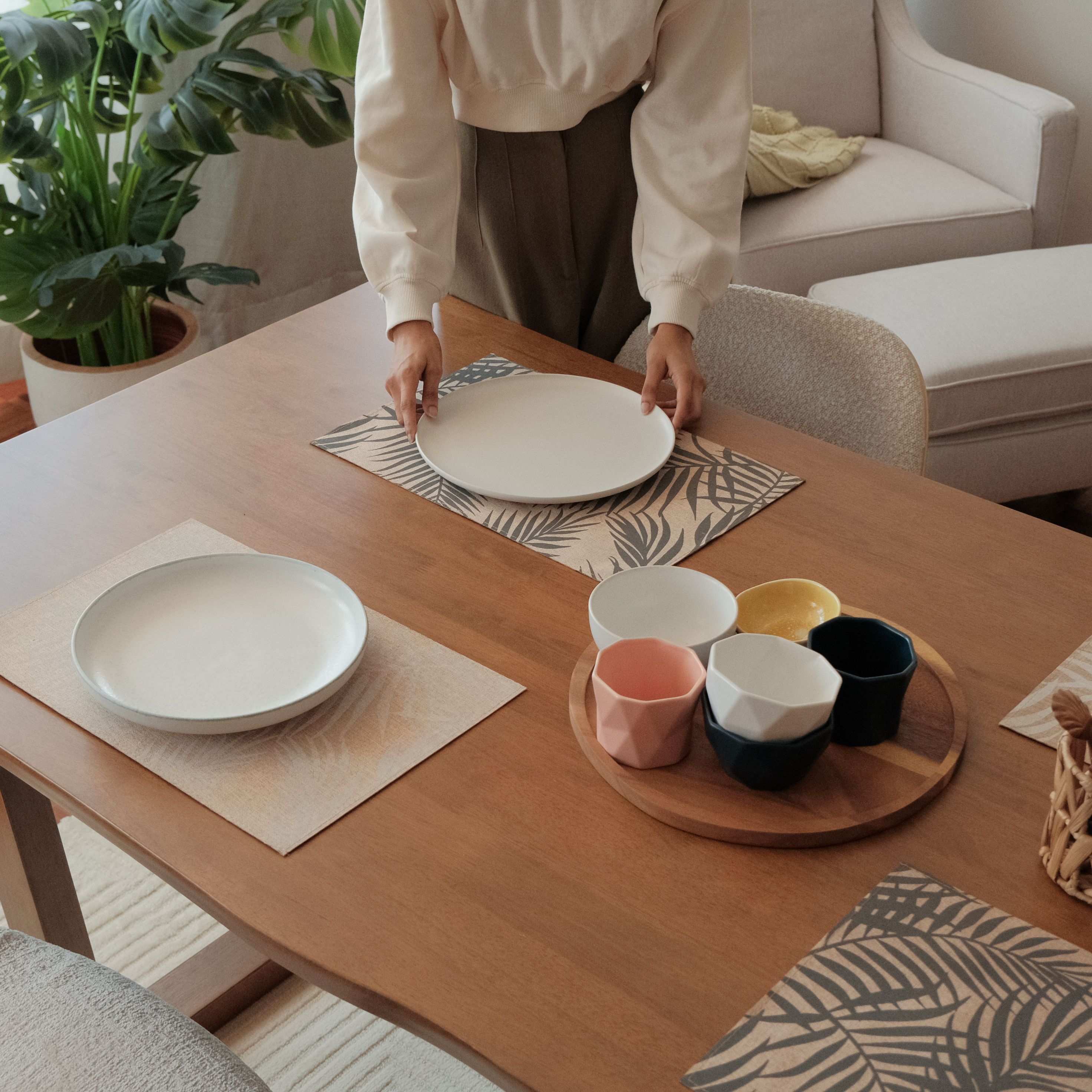 Madeline Honey Oak Faux Live Edge Dining Table 180cm