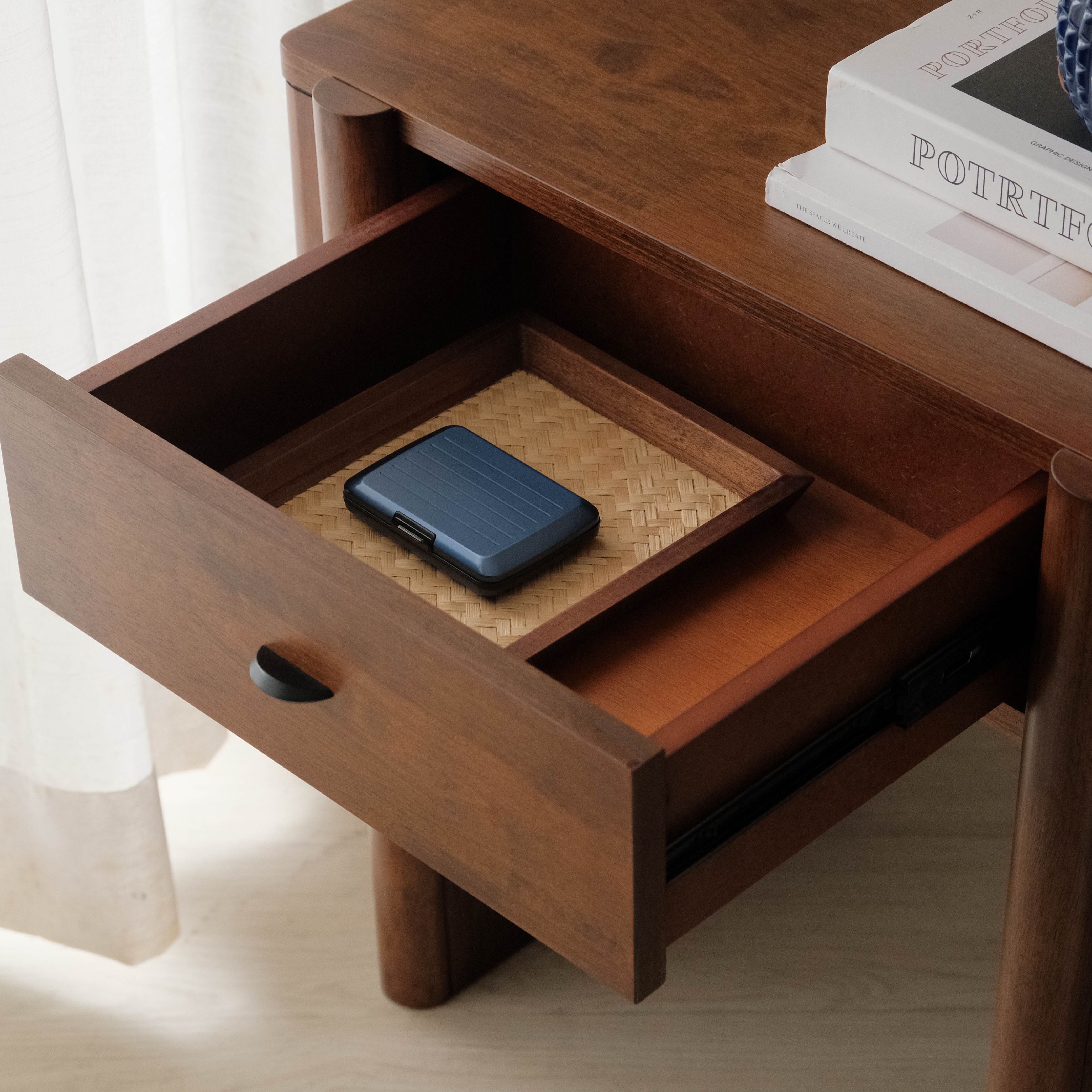 Oliver Walnut Side Table
