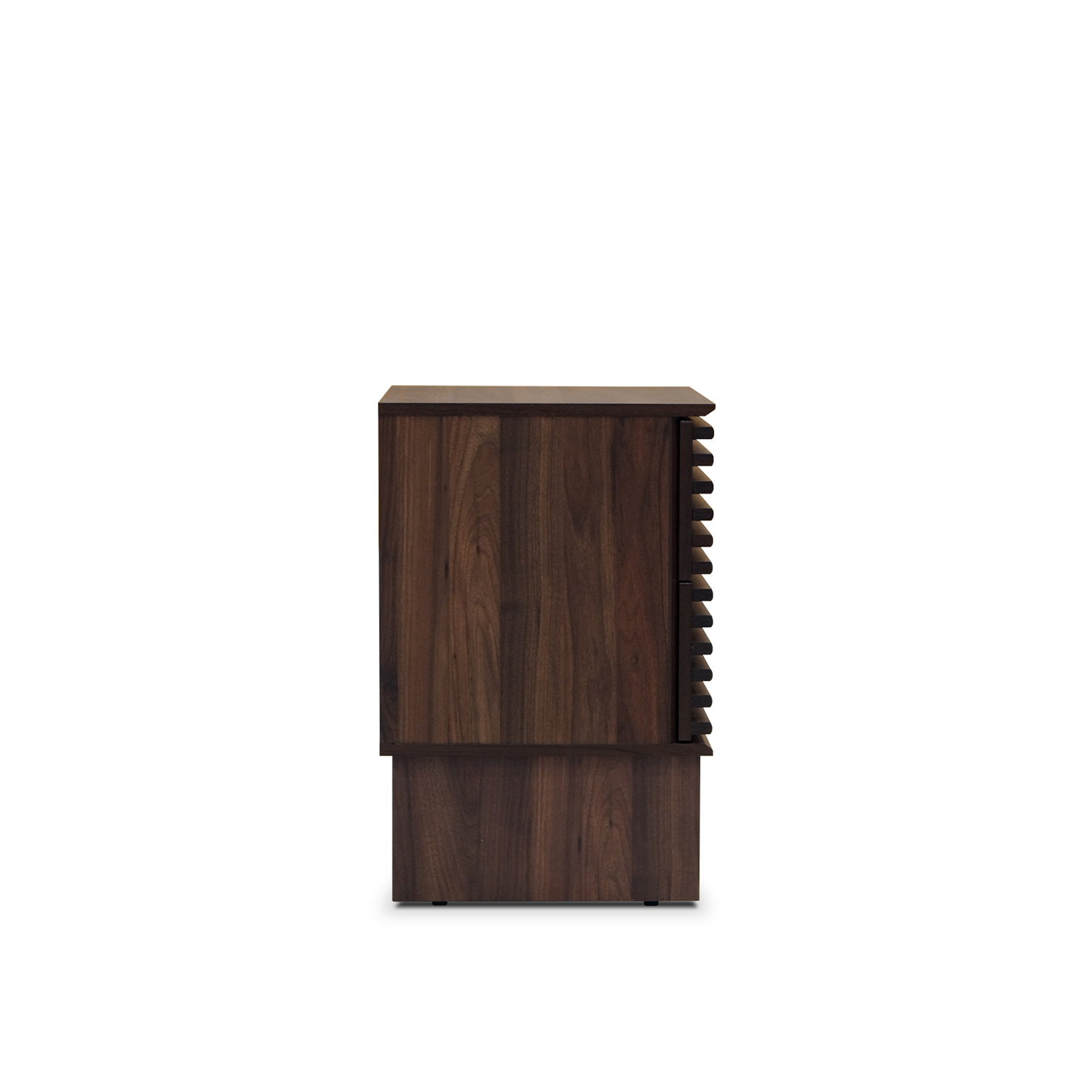 Linear Dark Brown Side Table