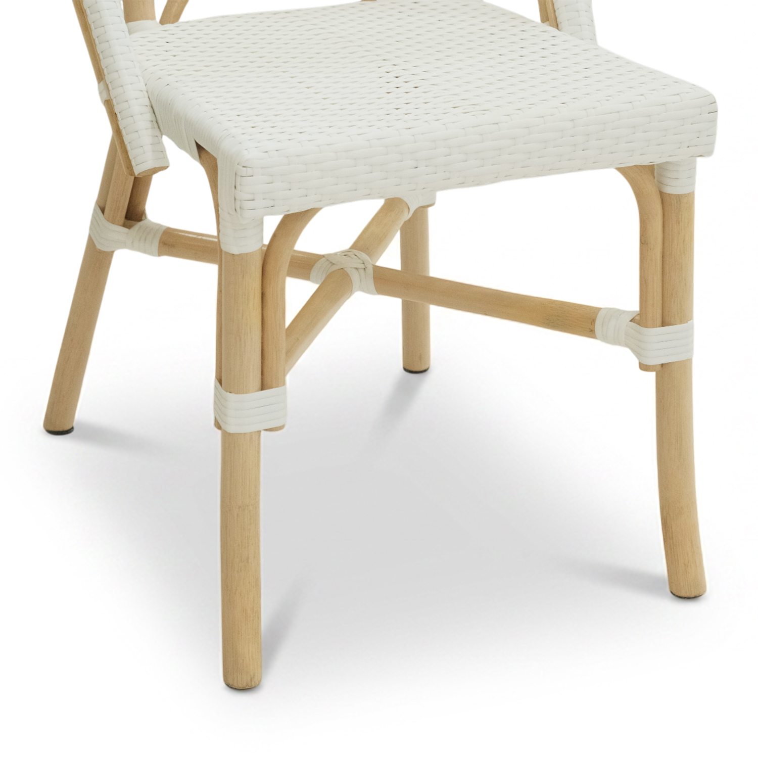 Timor Rattan Dining Chair White