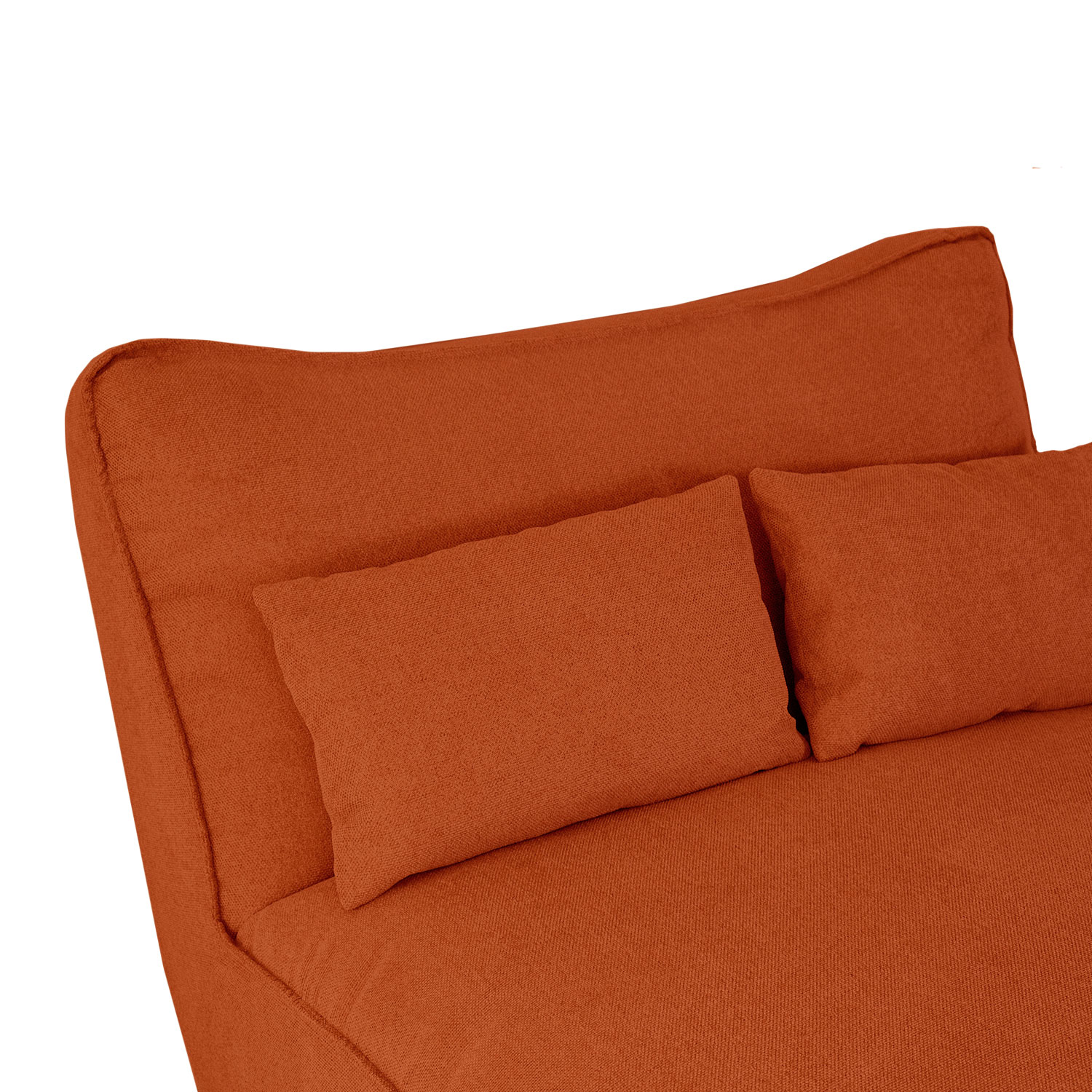 Daphne Umber Brown Modular Armless Chaise
