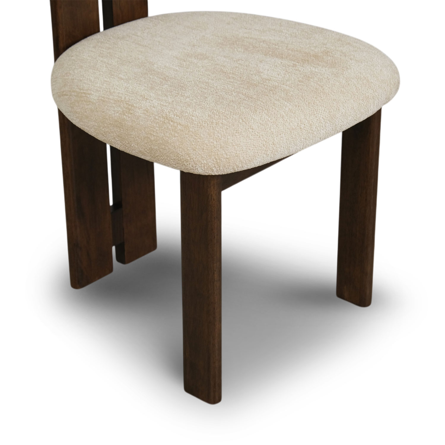 Monte Cedar Brown Dining Chair - Light Beige