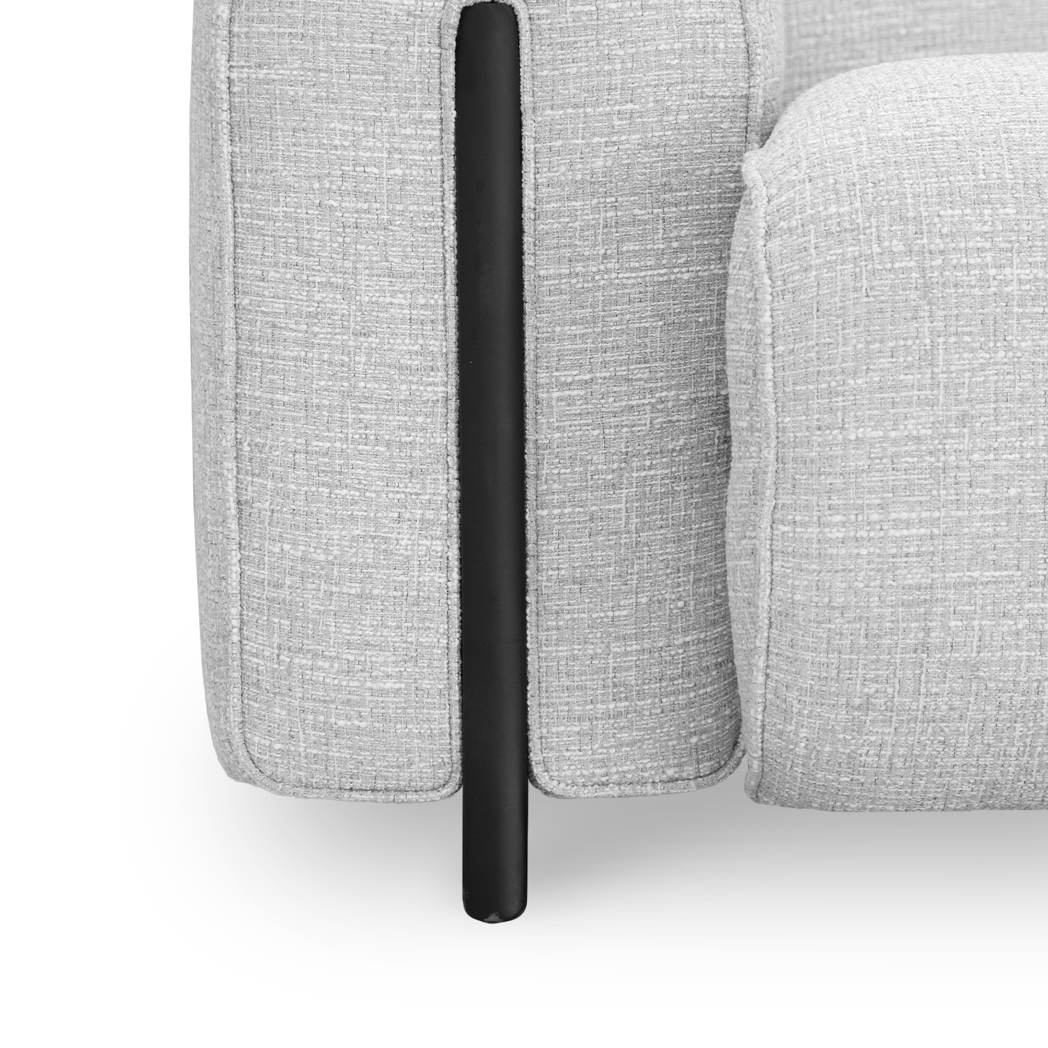 Clarice Cloud Grey Wide Curve Corner Sofa