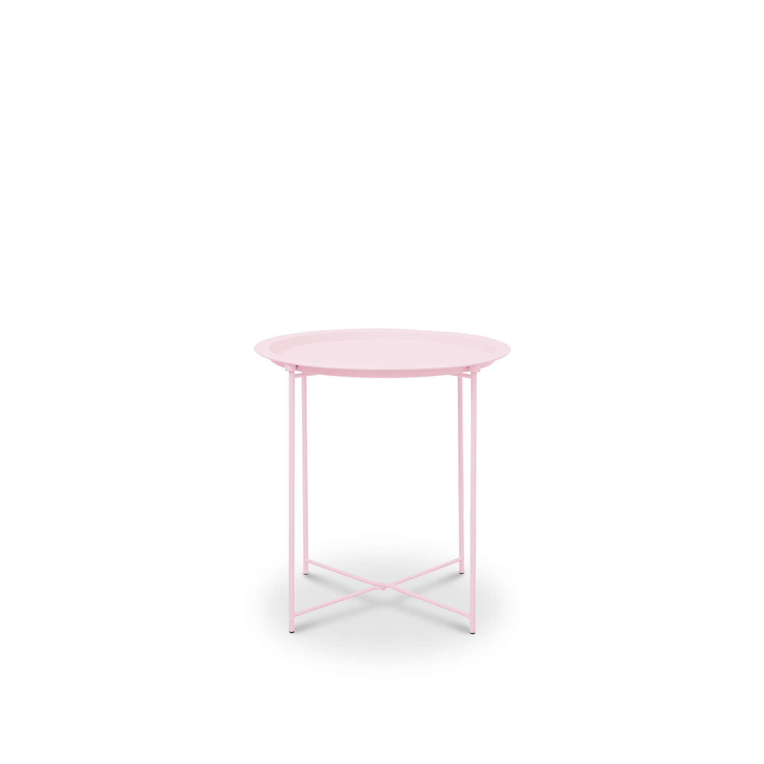 Yanis Pastel Pink Tray Table