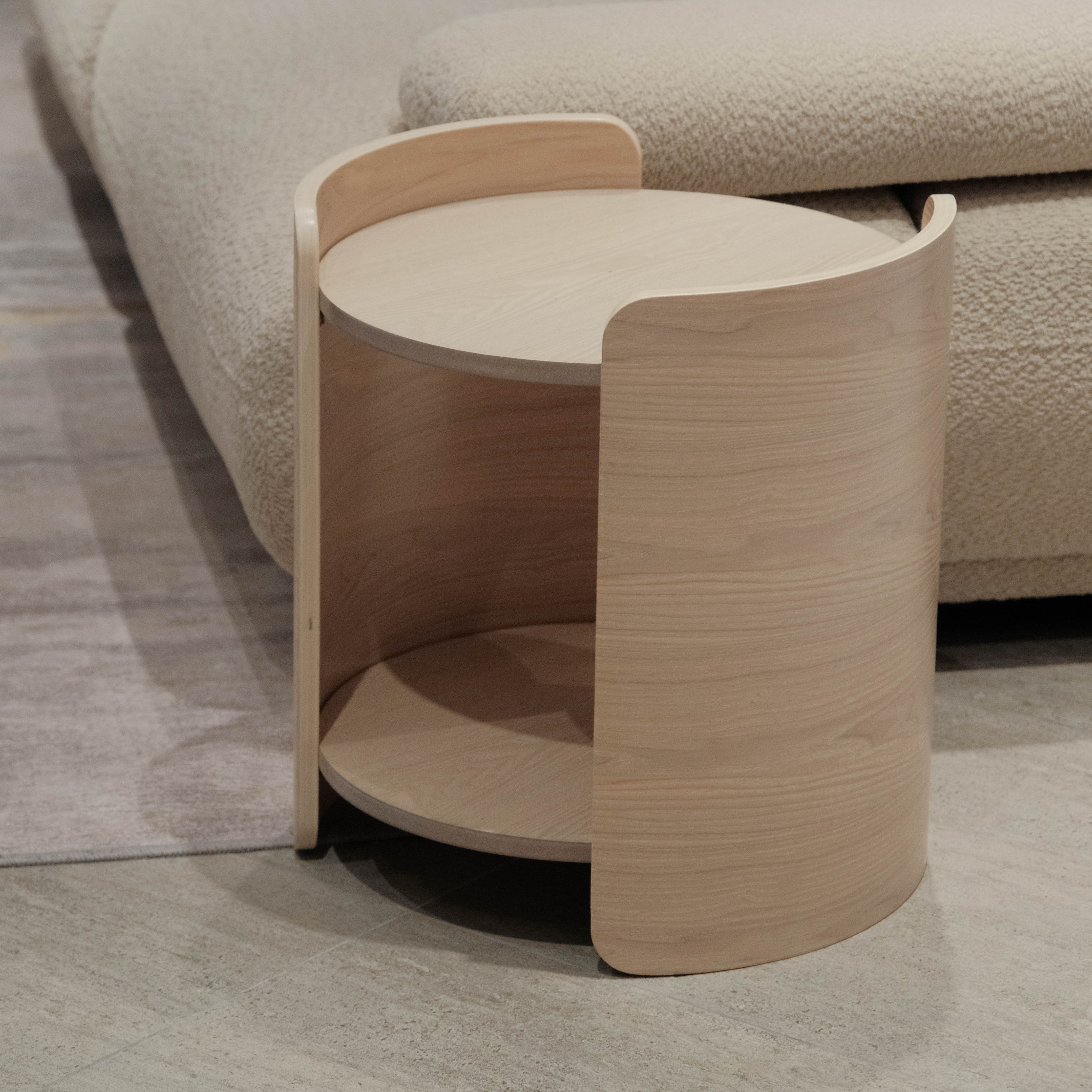Tobi White Oak Side Table
