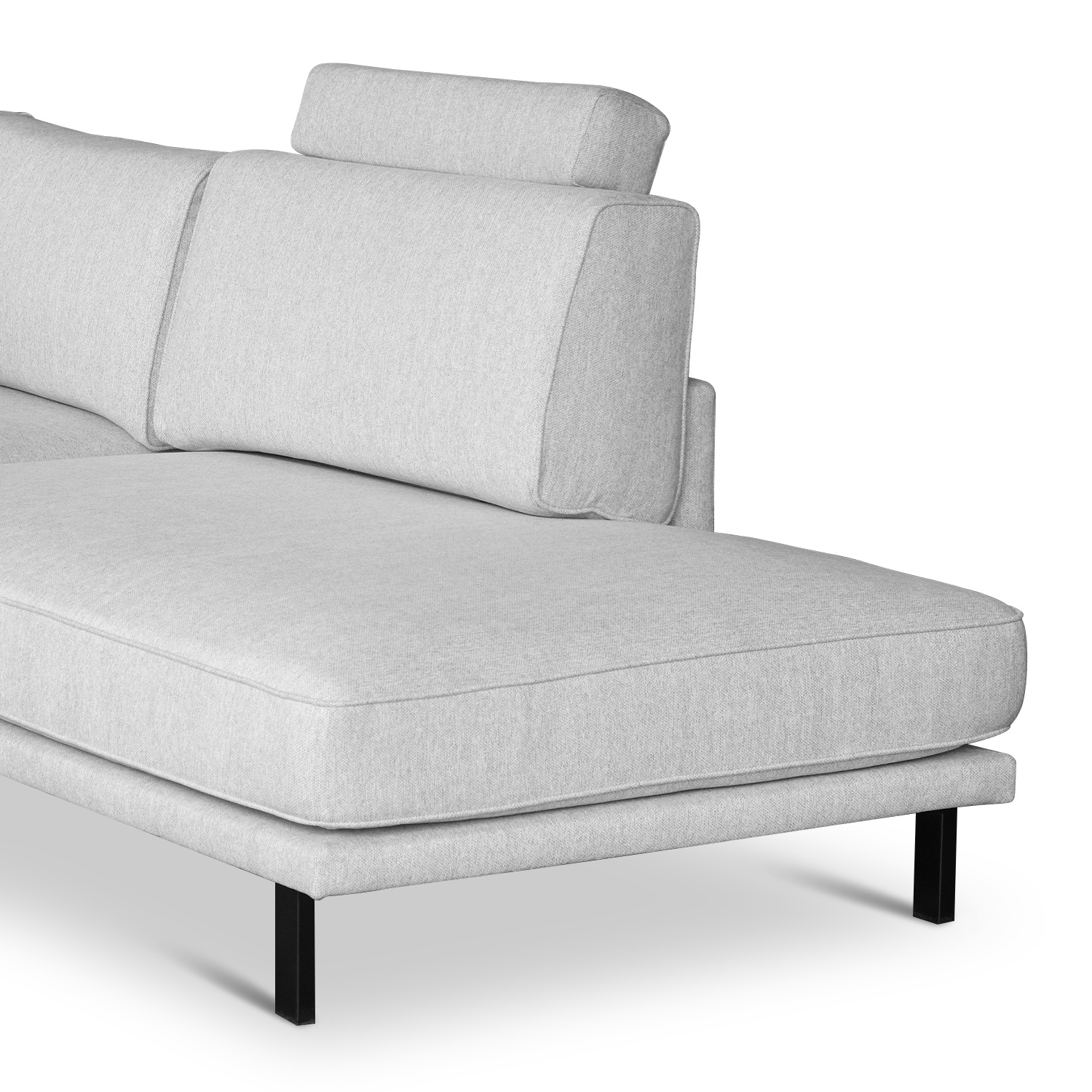 Elliott Flint Grey Left Corner Sofa