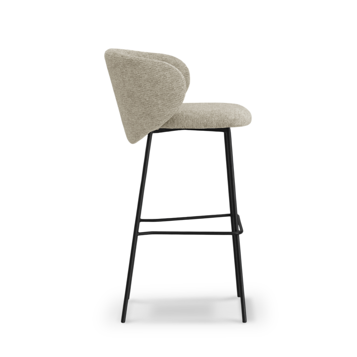 Vera Stone Beige Bar Stool