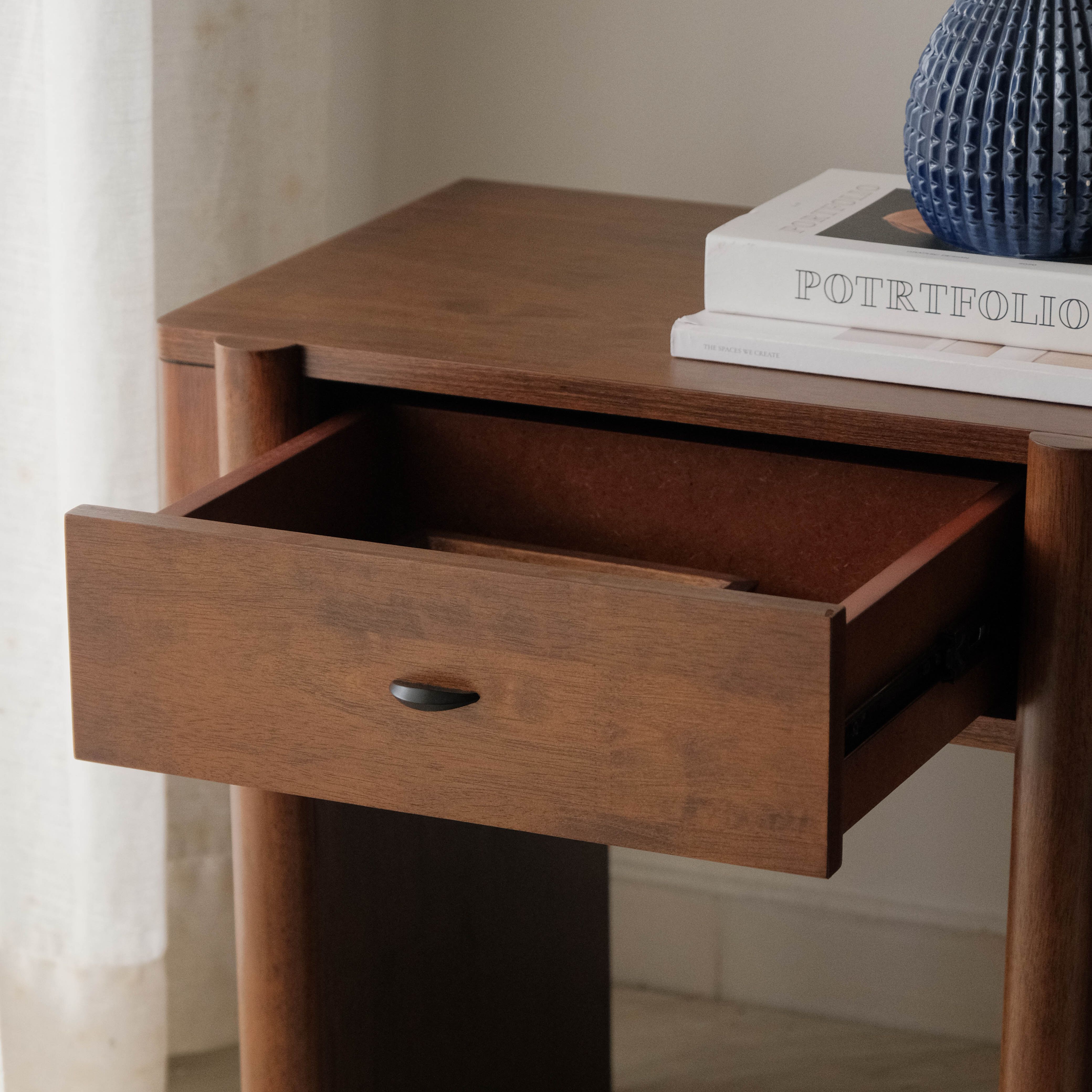 Oliver Walnut Side Table