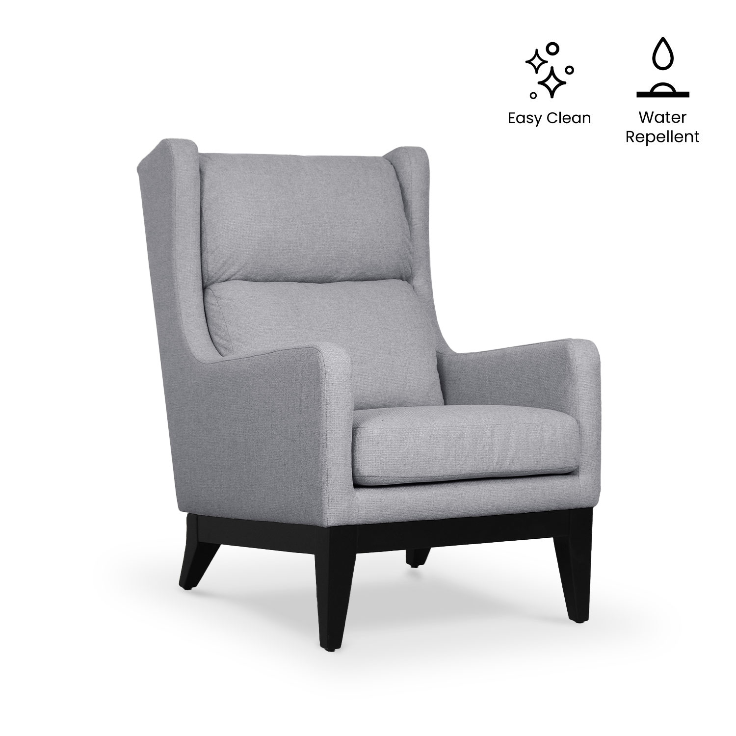 Frida Light Grey Lounge Chair