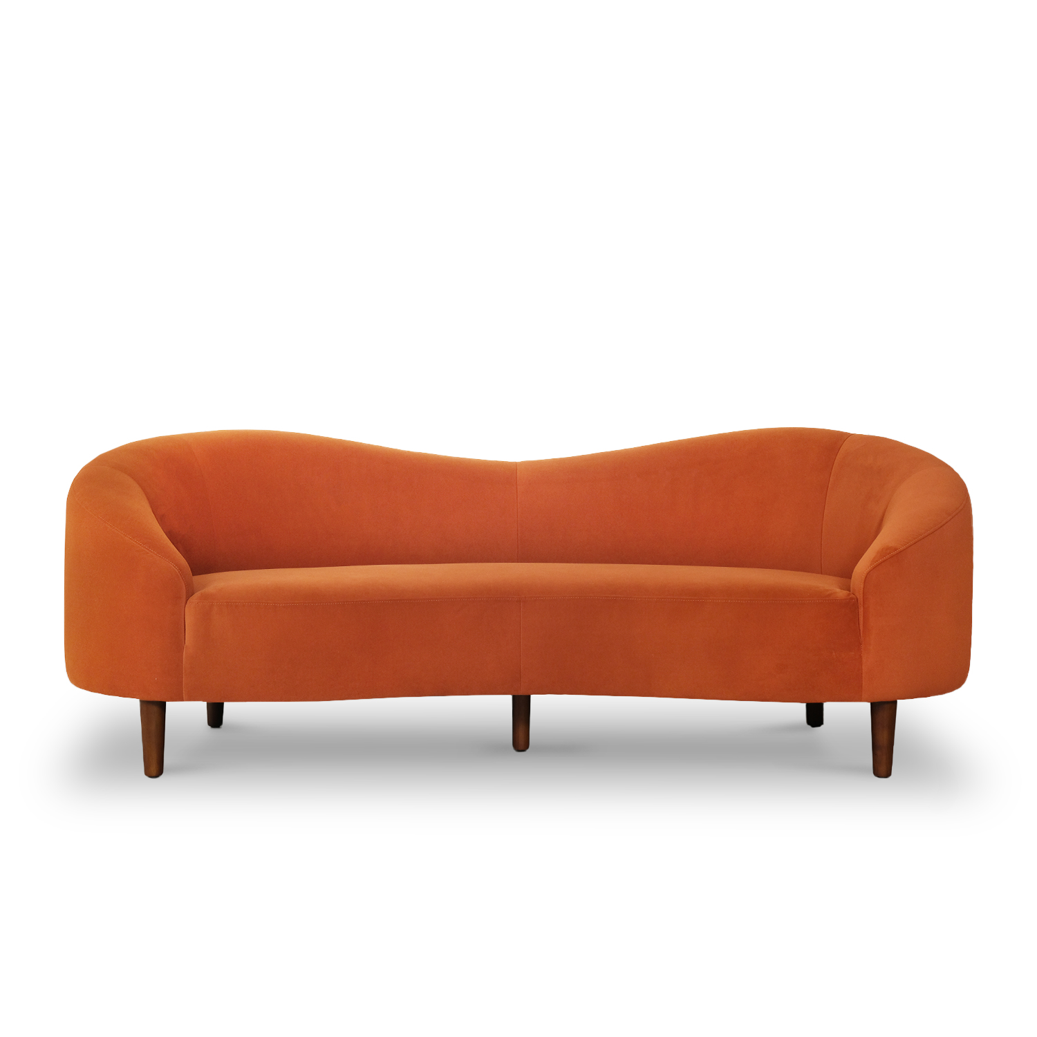 Desirée Umber Brown 3 Seater Sofa