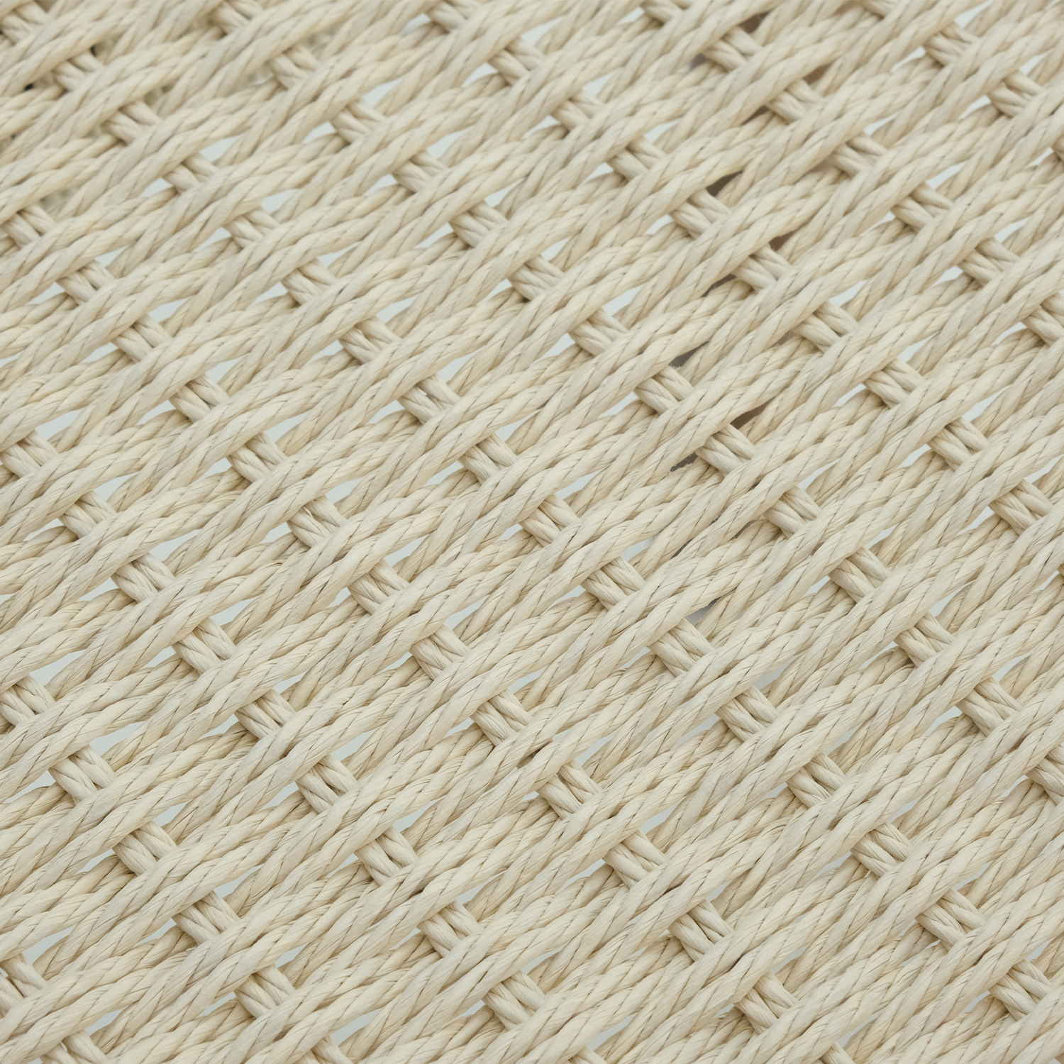 Quinn Brown Lounge Chair Natural Weave