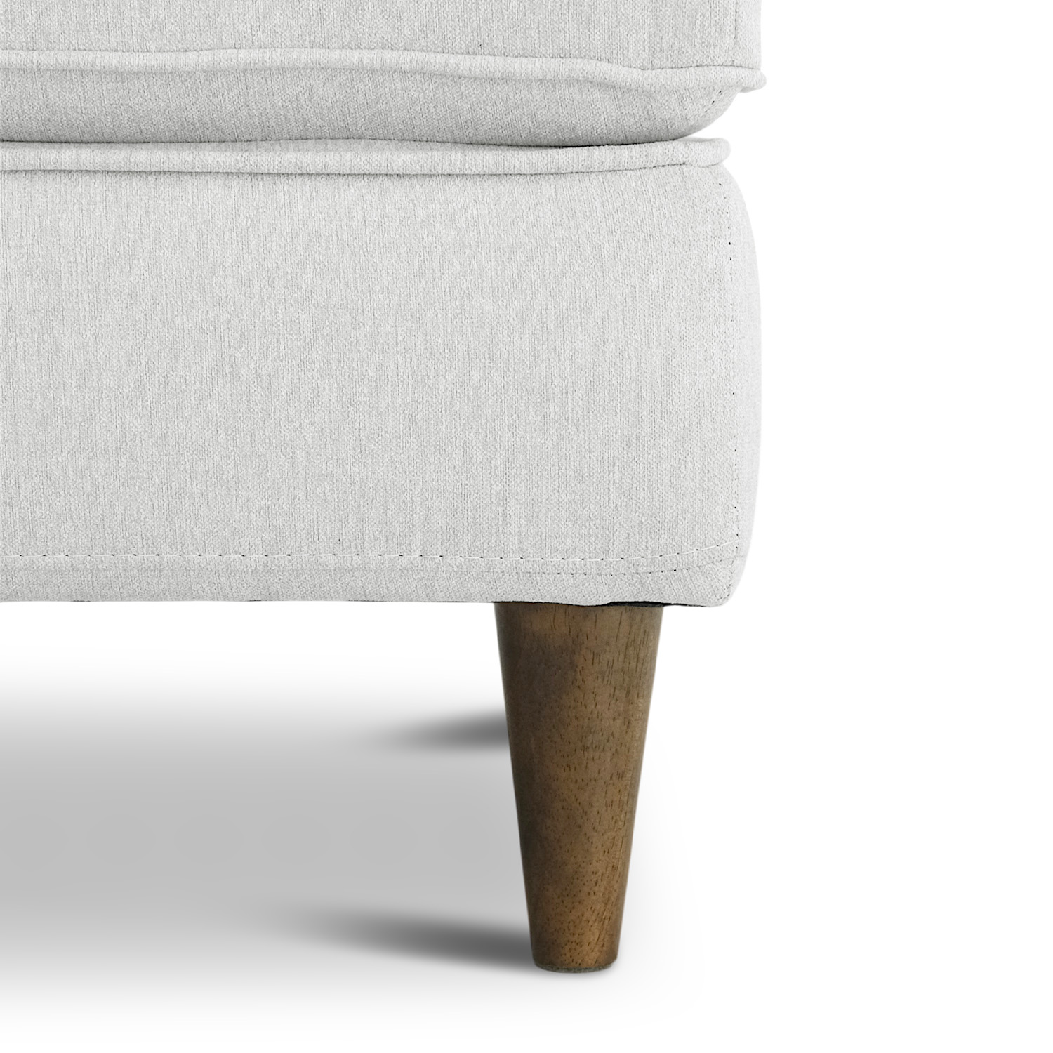 Flynn Light Grey Footstool
