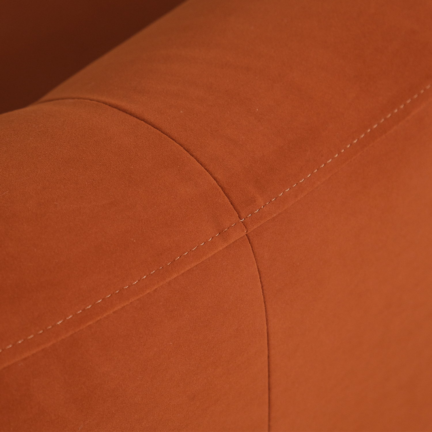 Desirée Umber Brown 3 Seater Sofa