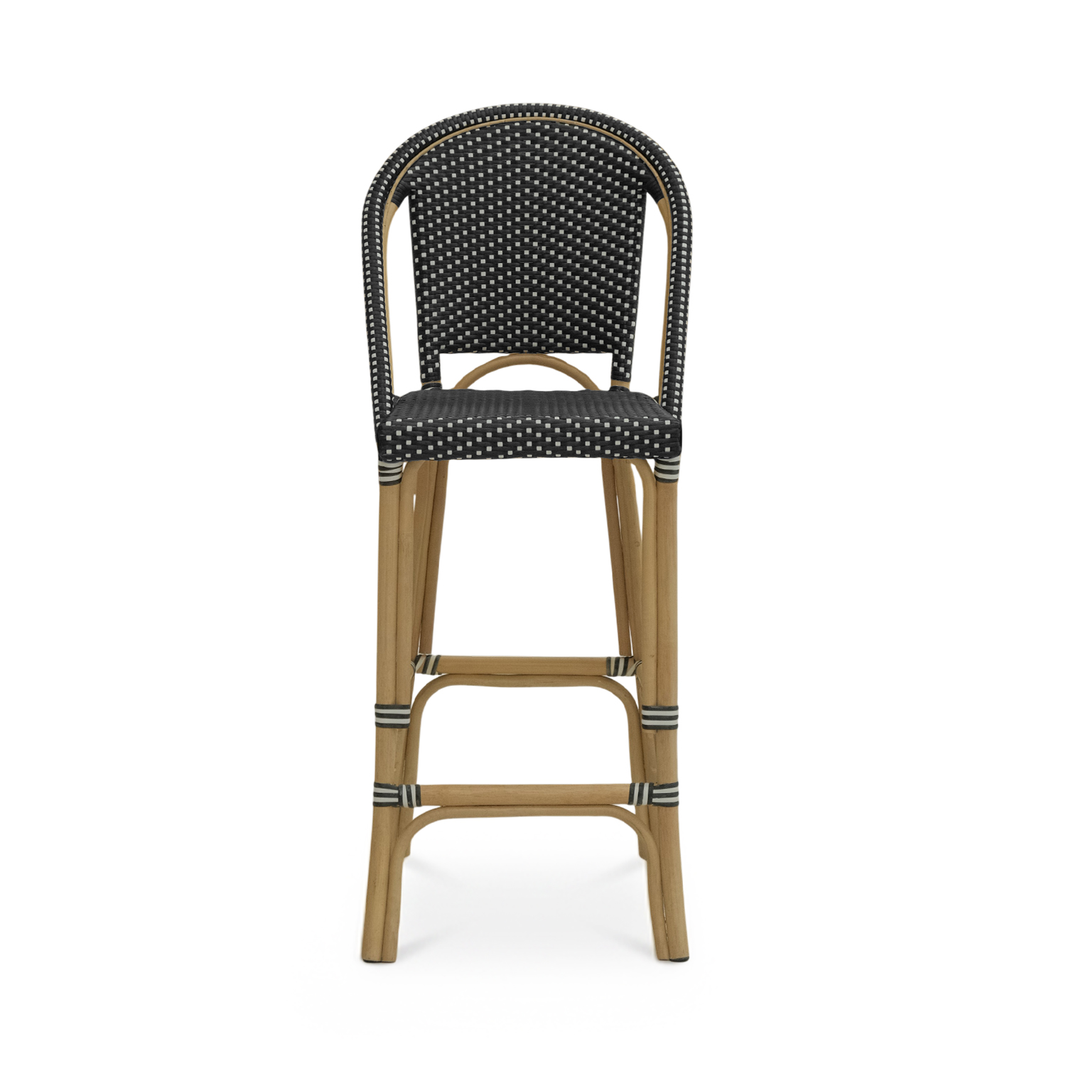 Timor Rattan Bar Stool Ebony