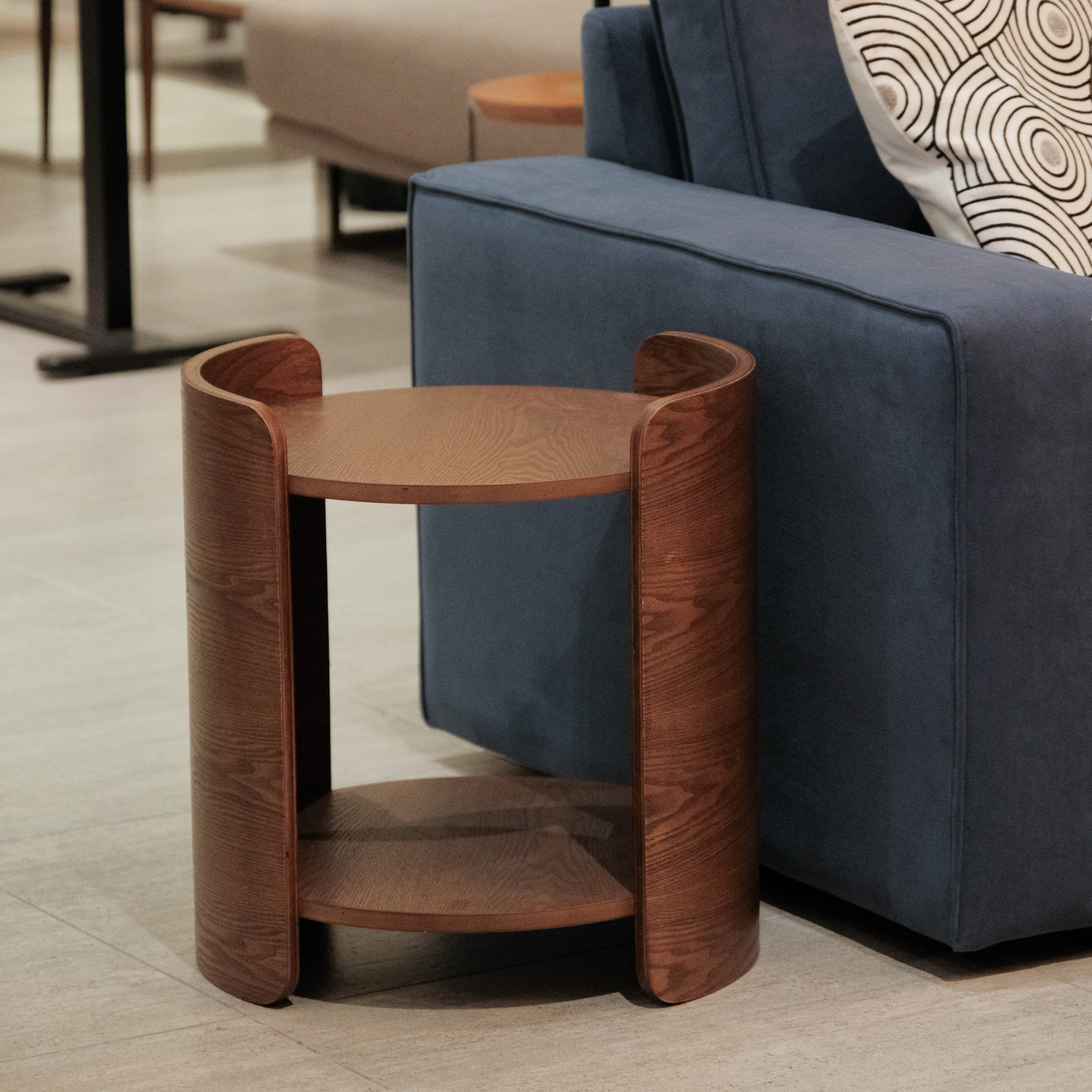 Tobi Dark Walnut Side Table