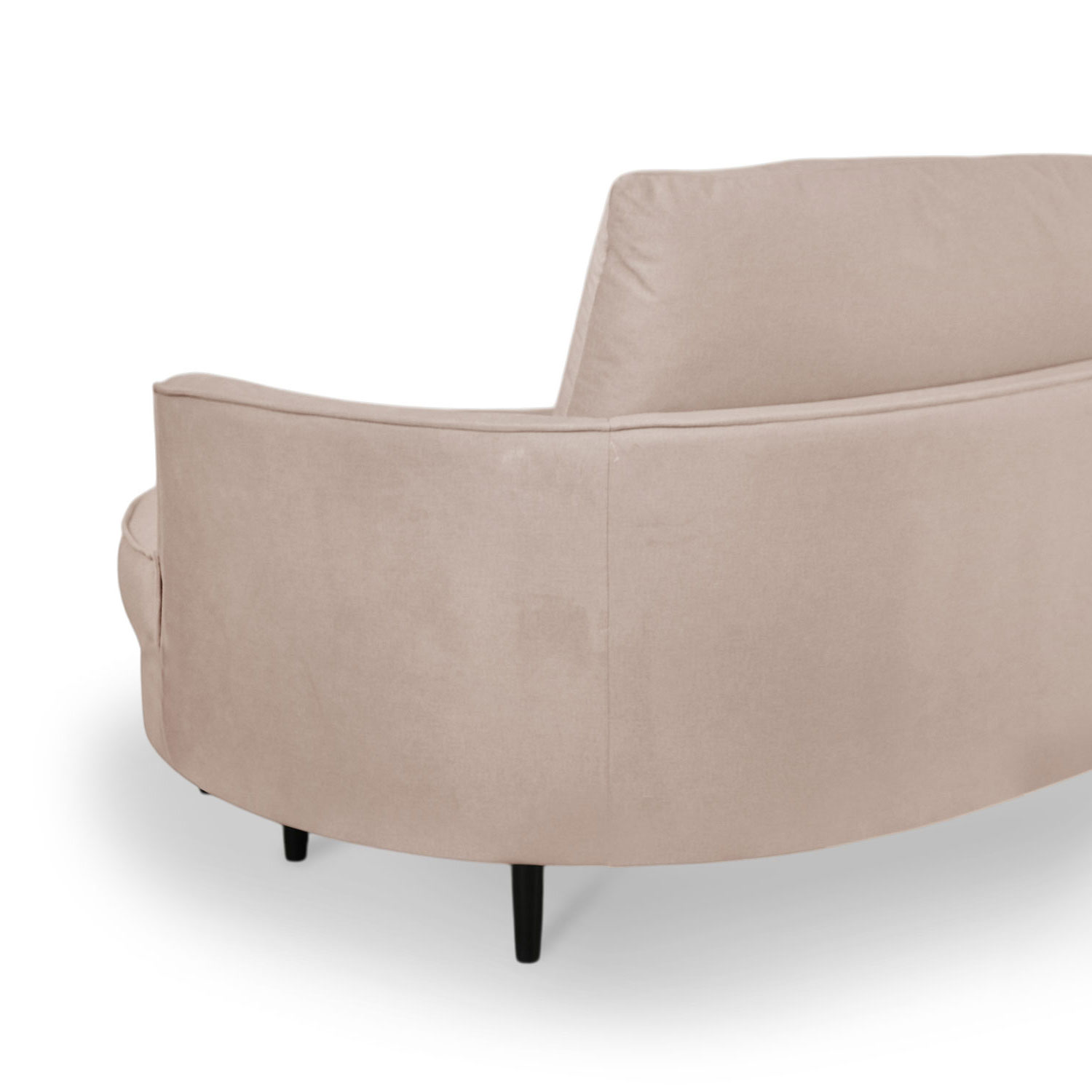 Sabrina Sand Beige Curve Chaise Left Sectional Sofa
