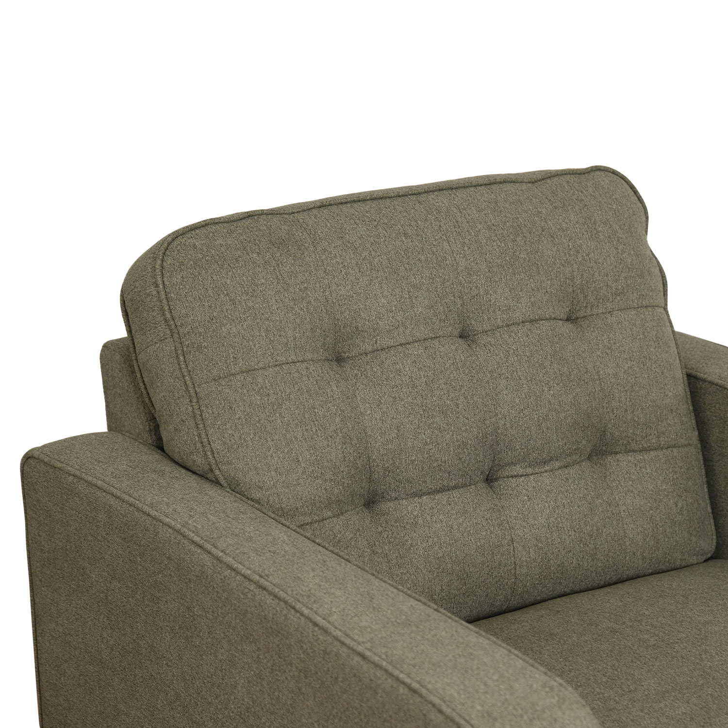 Jane Retro Green Mid-Century 1 Seater Sofa
